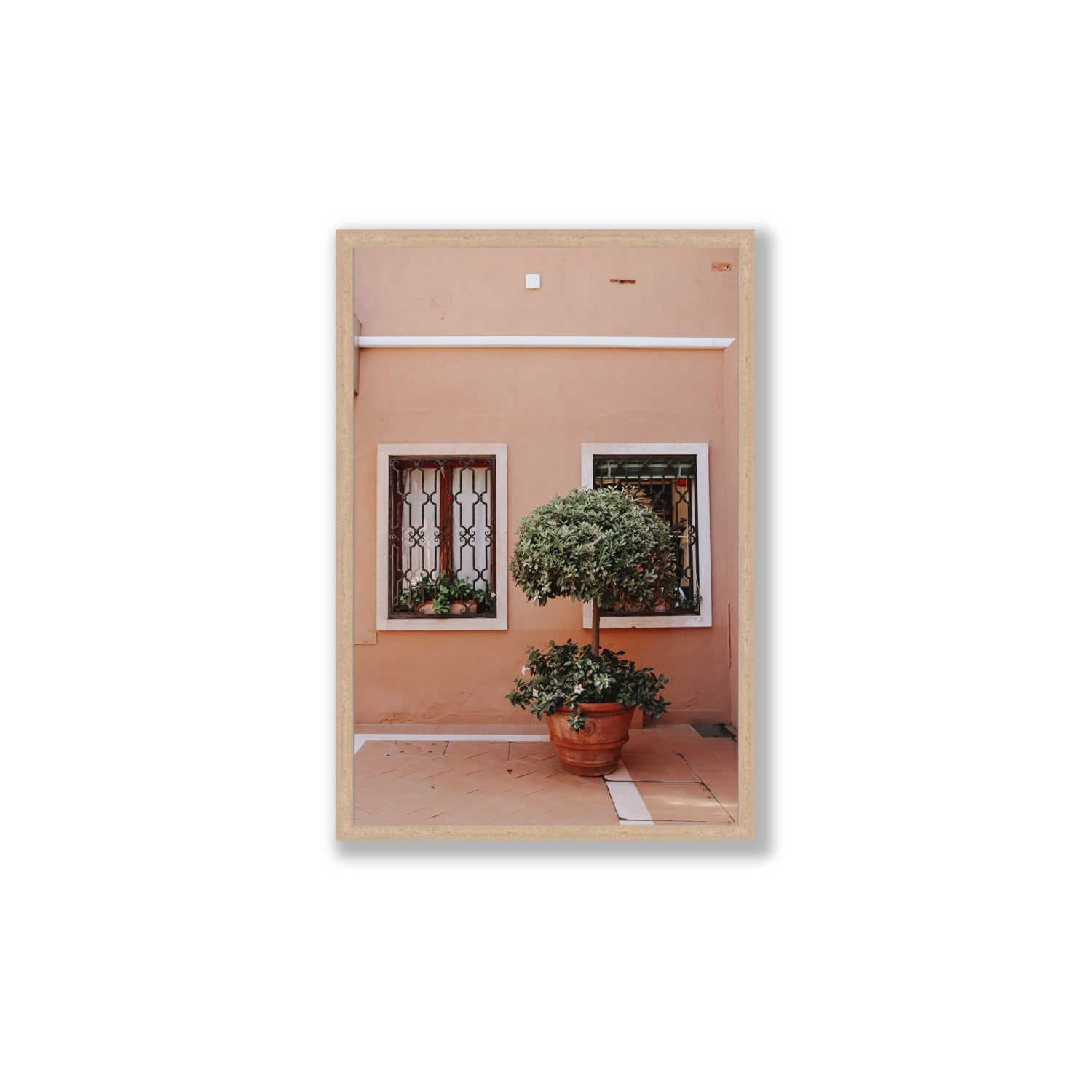 Semplicemente Bello Venice Italian wall art Large full-bleed fine art print in natural oak frame