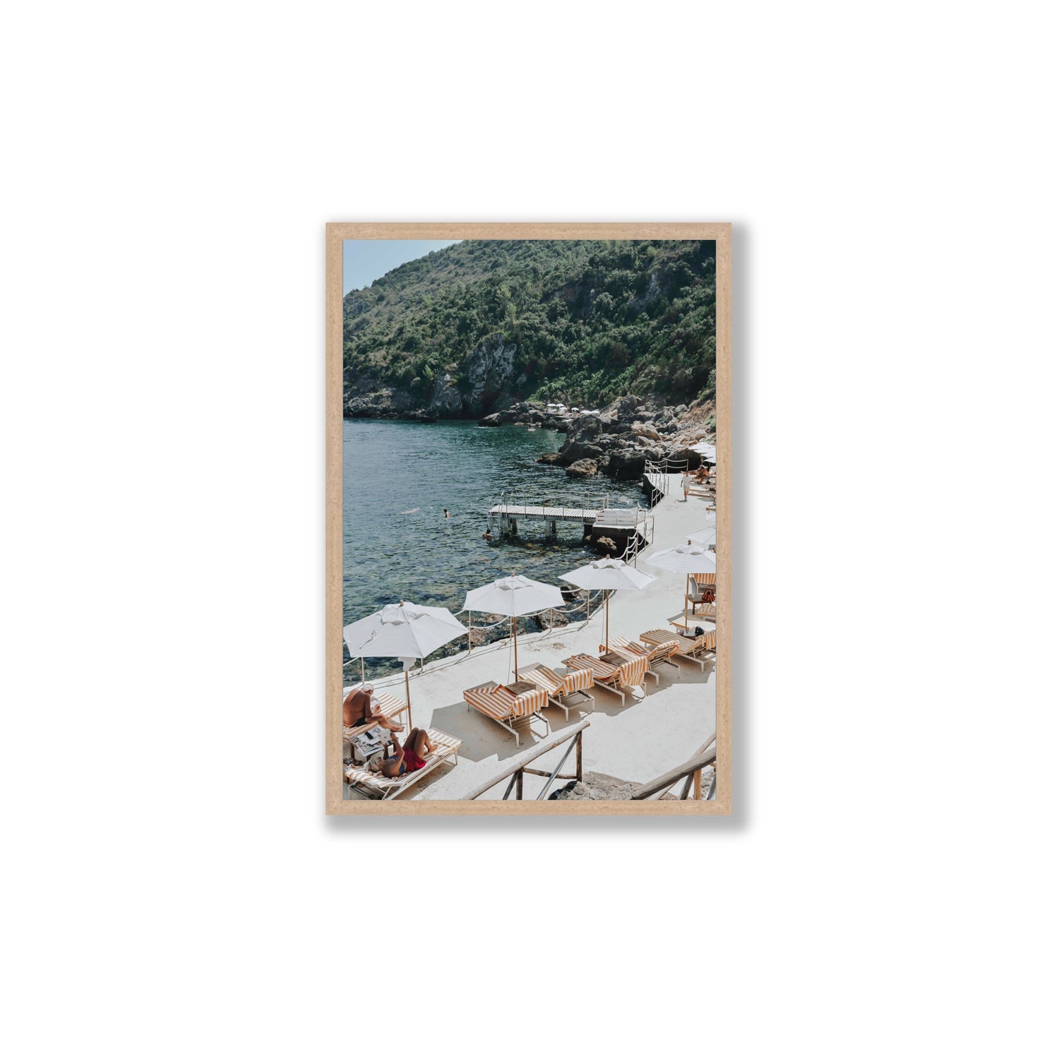 Always Better Together fine art print, Tuscany, Italy, Large, Natural Oak Frame · Full Bleed, Fine Art Print