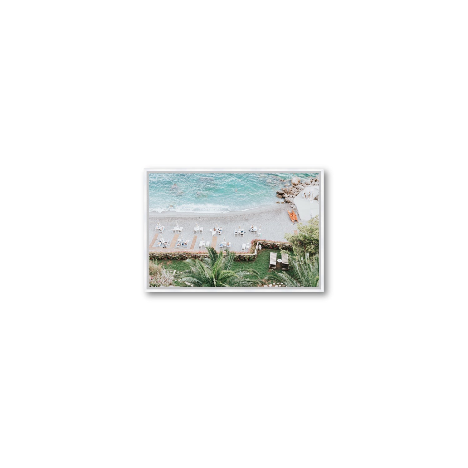 Elysian fine art print, Amalfi, Italy, Small, White Float Frame, Fine Art Canvas