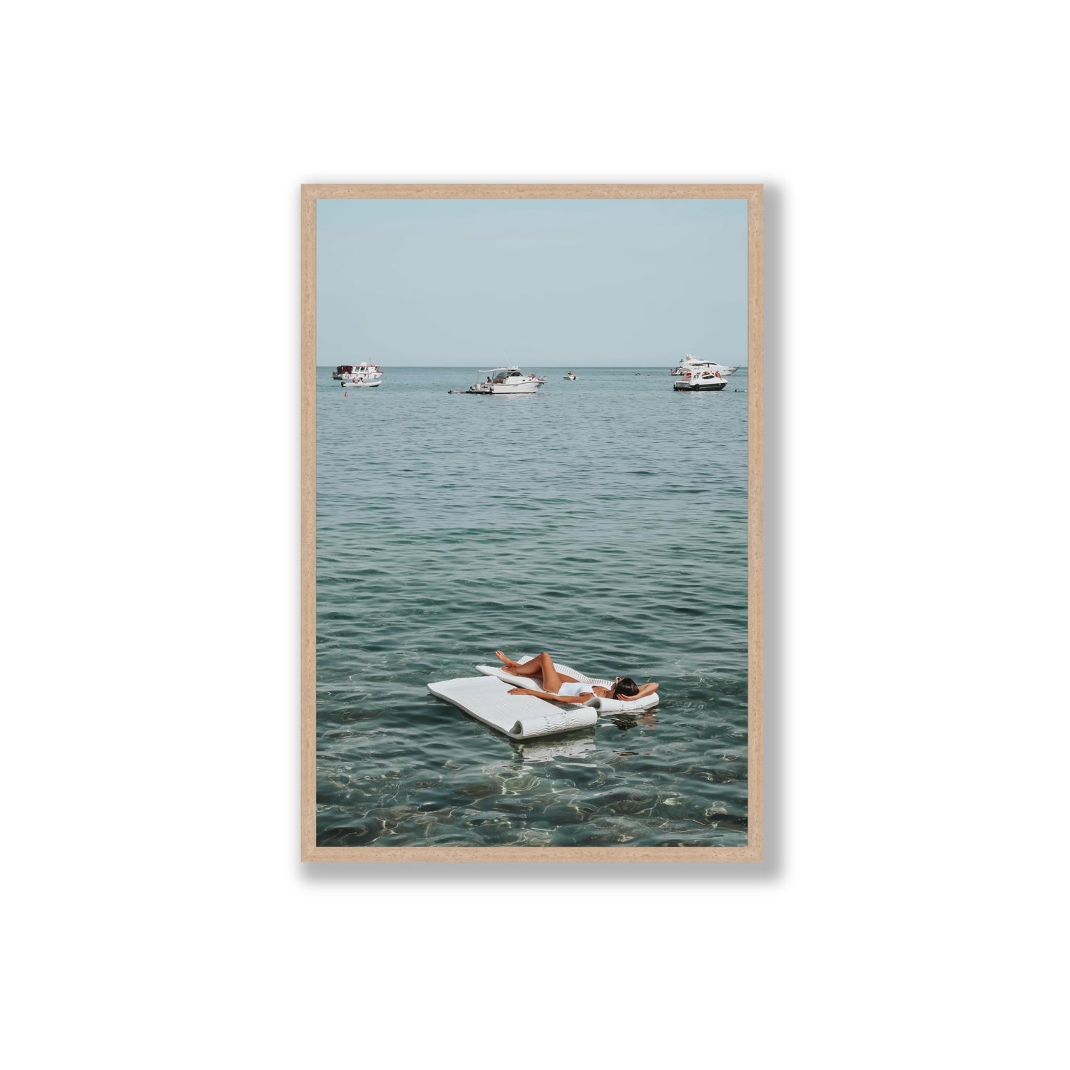 Style Queen fine art print, Tuscany, Italy, Extra Large, Natural Oak Frame · Full Bleed, Fine Art Print