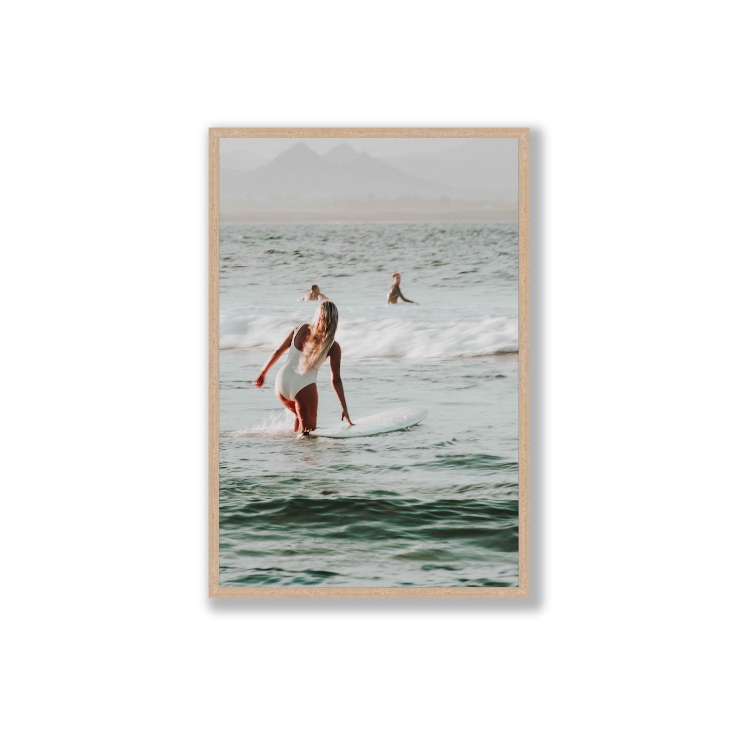 Blondie fine art print, Byron Bay, Australia, Extra Large, Natural Oak Frame · Full Bleed, Fine Art Print