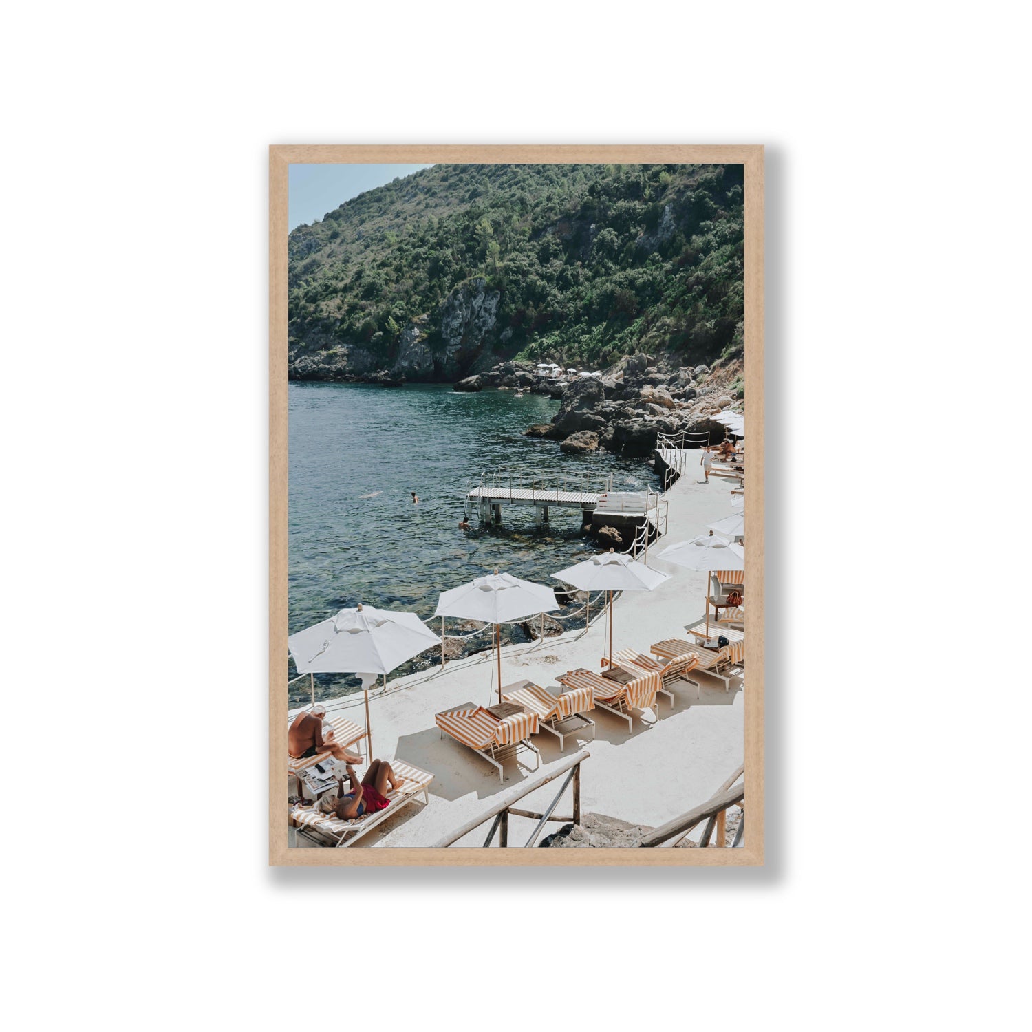 Always Better Together fine art print, Tuscany, Italy, Giant, Natural Oak Frame · Full Bleed, Fine Art Print
