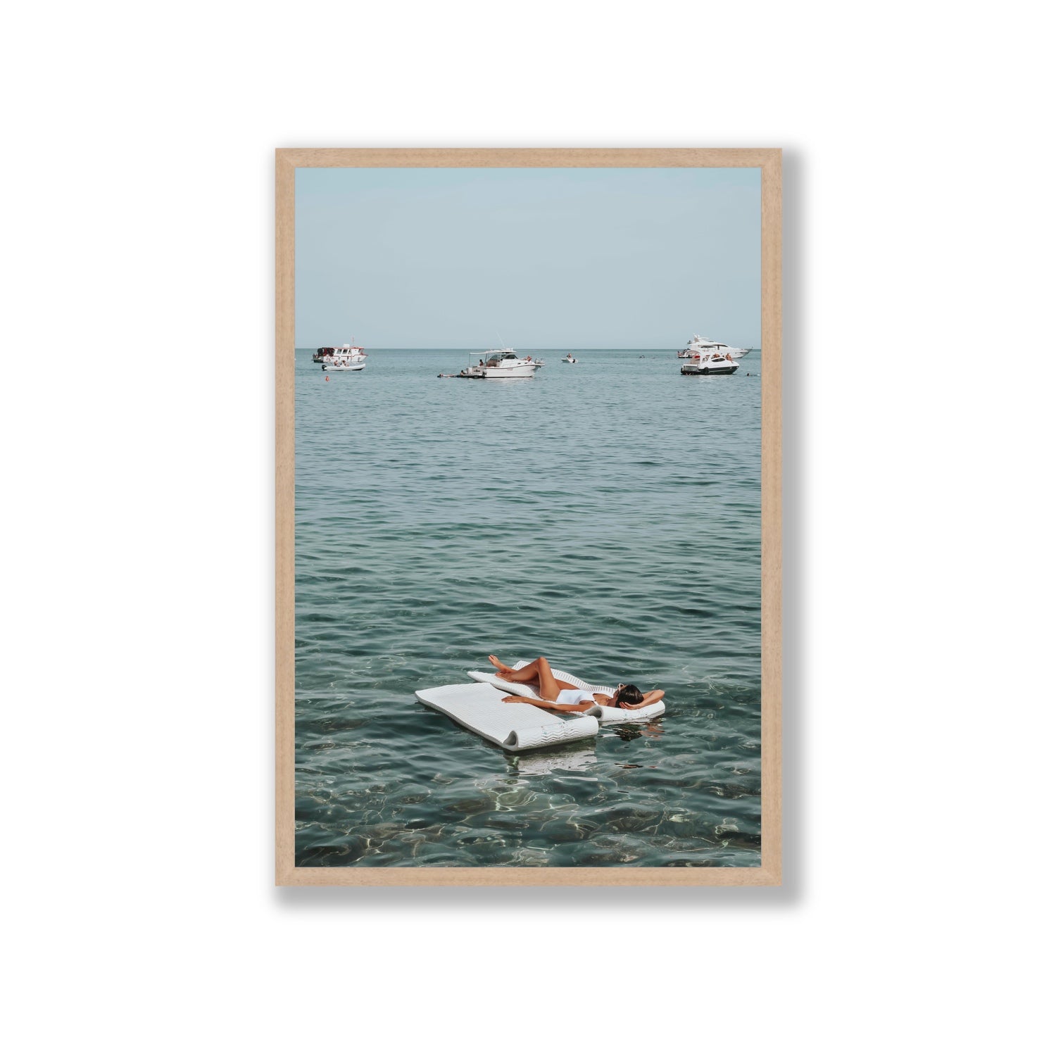 Style Queen fine art print, Tuscany, Italy, Giant, Natural Oak Frame · Full Bleed, Fine Art Print