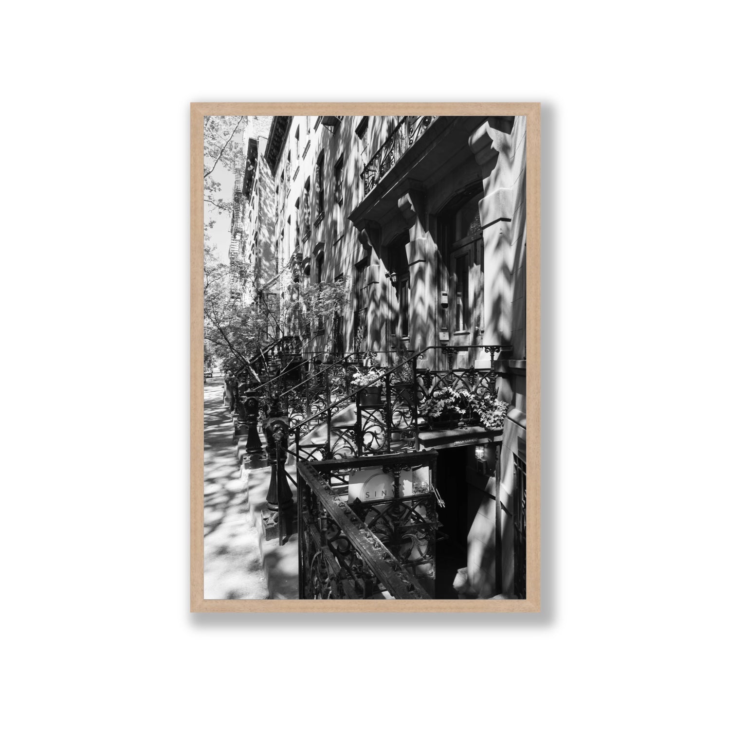 Shadow Dance fine art print, New York, United States, Giant, Natural Oak Frame · Full Bleed, Fine Art Print