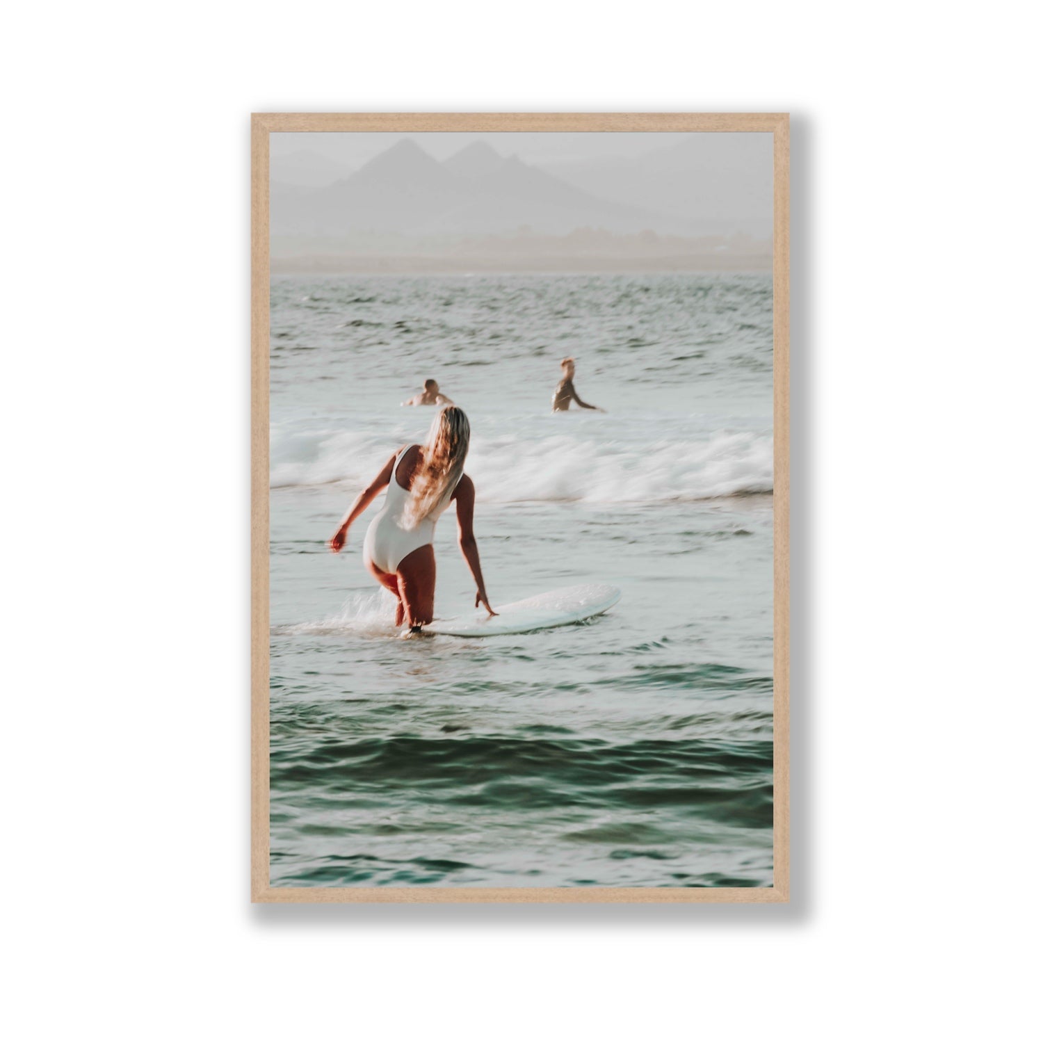 Blondie fine art print, Byron Bay, Australia, Gallery, Natural Oak Frame · Full Bleed, Fine Art Print