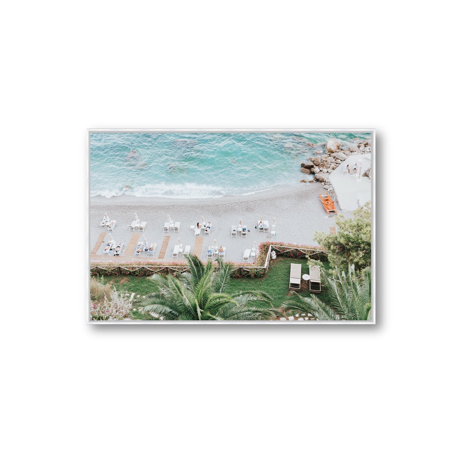 Elysian fine art print, Amalfi, Italy, Extra Large, White Float Frame, Fine Art Canvas