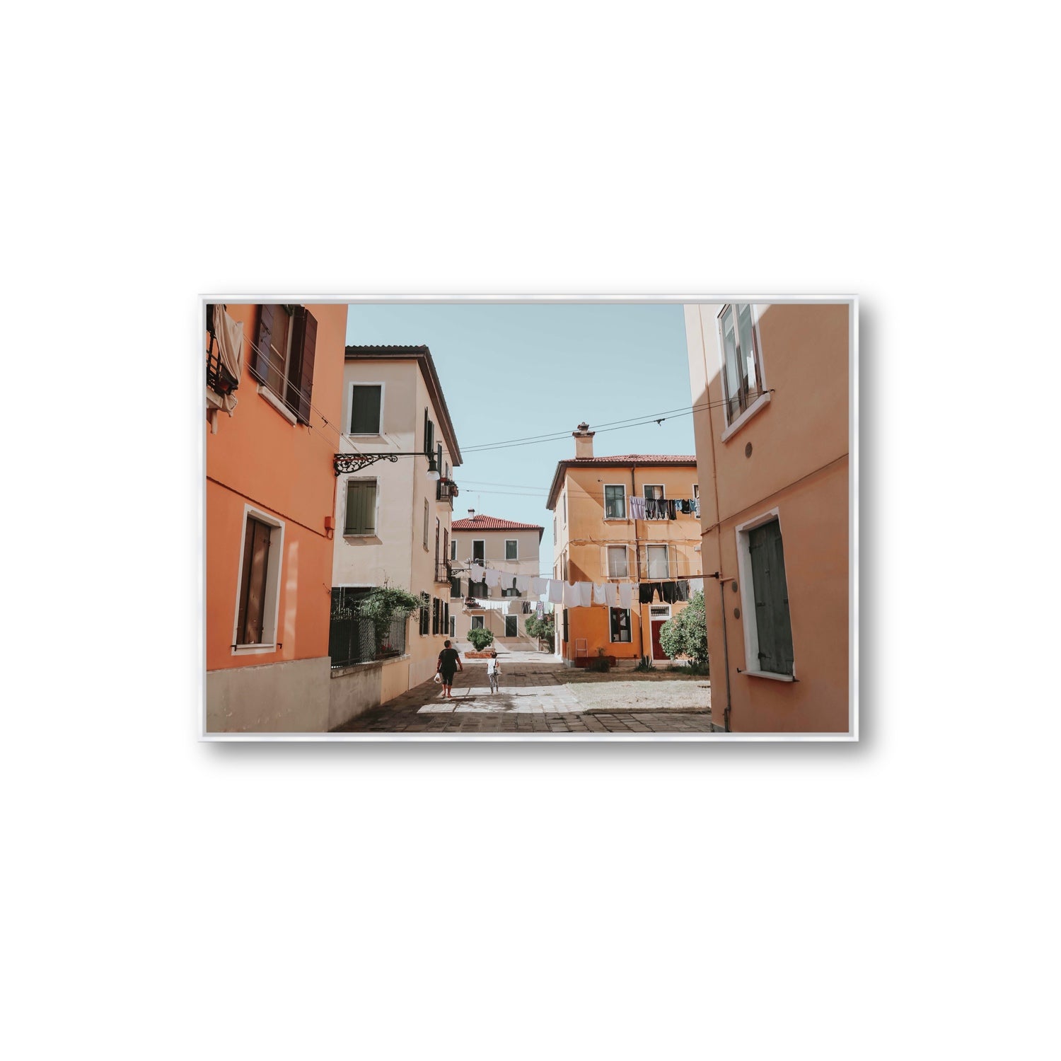 Giorgia Boscolo Venice Italian wall art Extra Large fine art canvas in white float frame