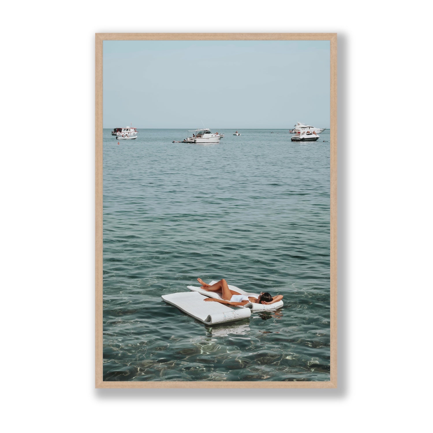 Style Queen fine art print, Tuscany, Italy, Statement, Natural Oak Frame · Full Bleed, Fine Art Print