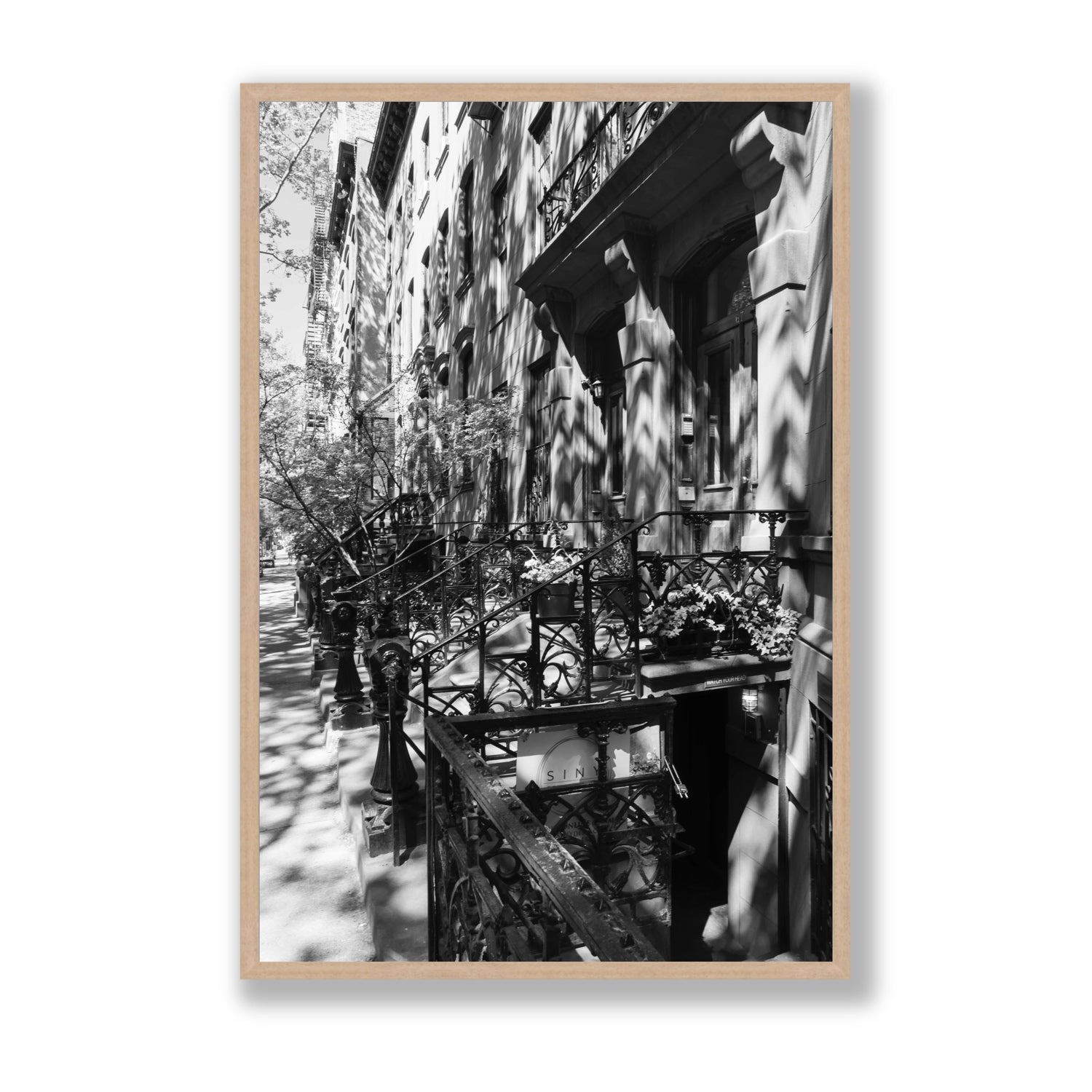 Shadow Dance fine art print, New York, United States, Statement, Natural Oak Frame · Full Bleed, Fine Art Print