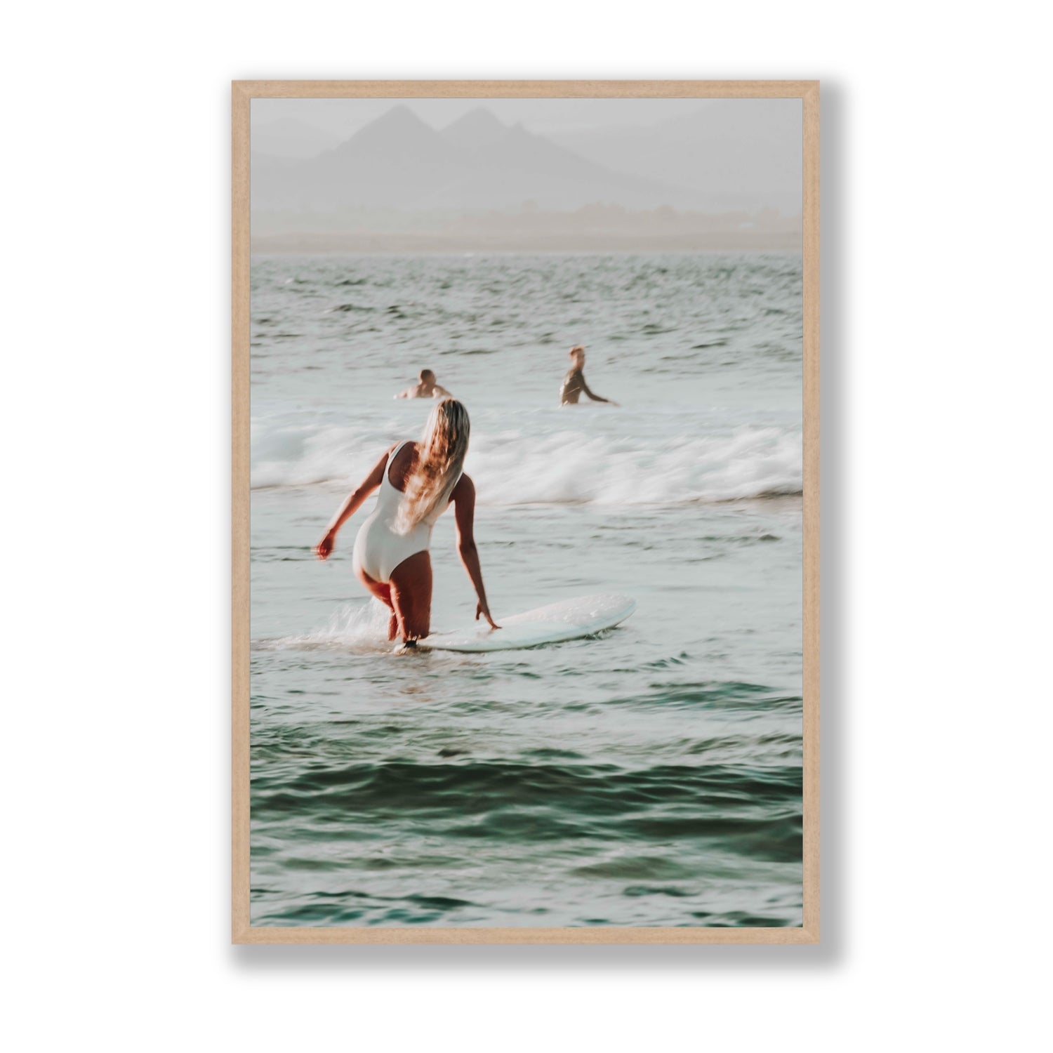 Blondie fine art print, Byron Bay, Australia, Statement, Natural Oak Frame · Full Bleed, Fine Art Print