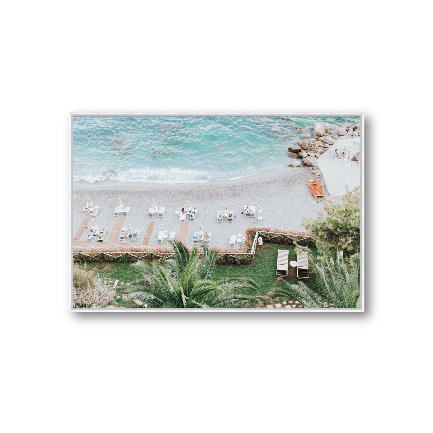 Elysian fine art print, Amalfi, Italy, Giant, White Float Frame, Fine Art Canvas