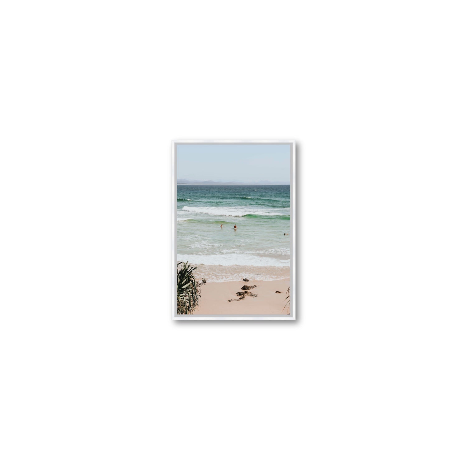 Lets Go Trippin' fine art print, Byron Bay, Australia, Small, White Float Frame, Fine Art Canvas