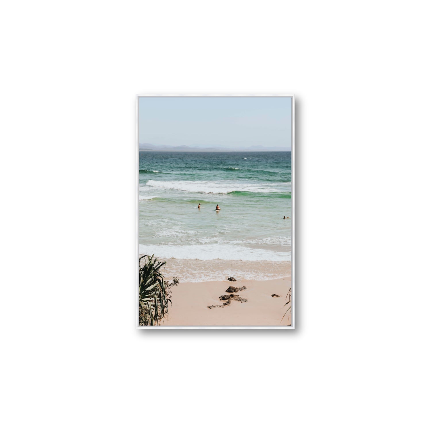 Lets Go Trippin' fine art print, Byron Bay, Australia, Large, White Float Frame, Fine Art Canvas