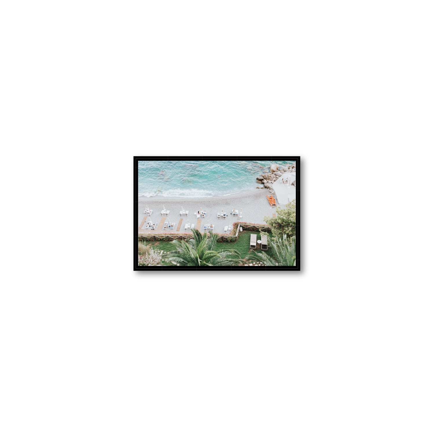 Elysian fine art print, Amalfi, Italy, Small, Black Float Frame, Fine Art Canvas