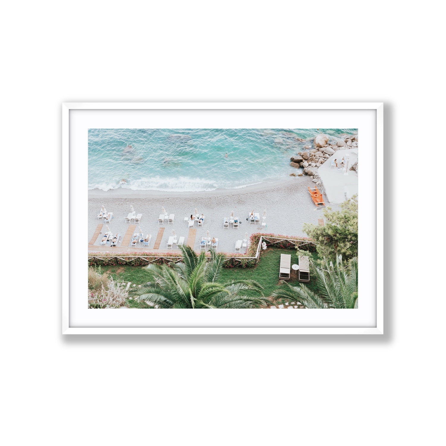 Elysian fine art print, Amalfi, Italy, Extra Large, White Frame · Matboard, Fine Art Print