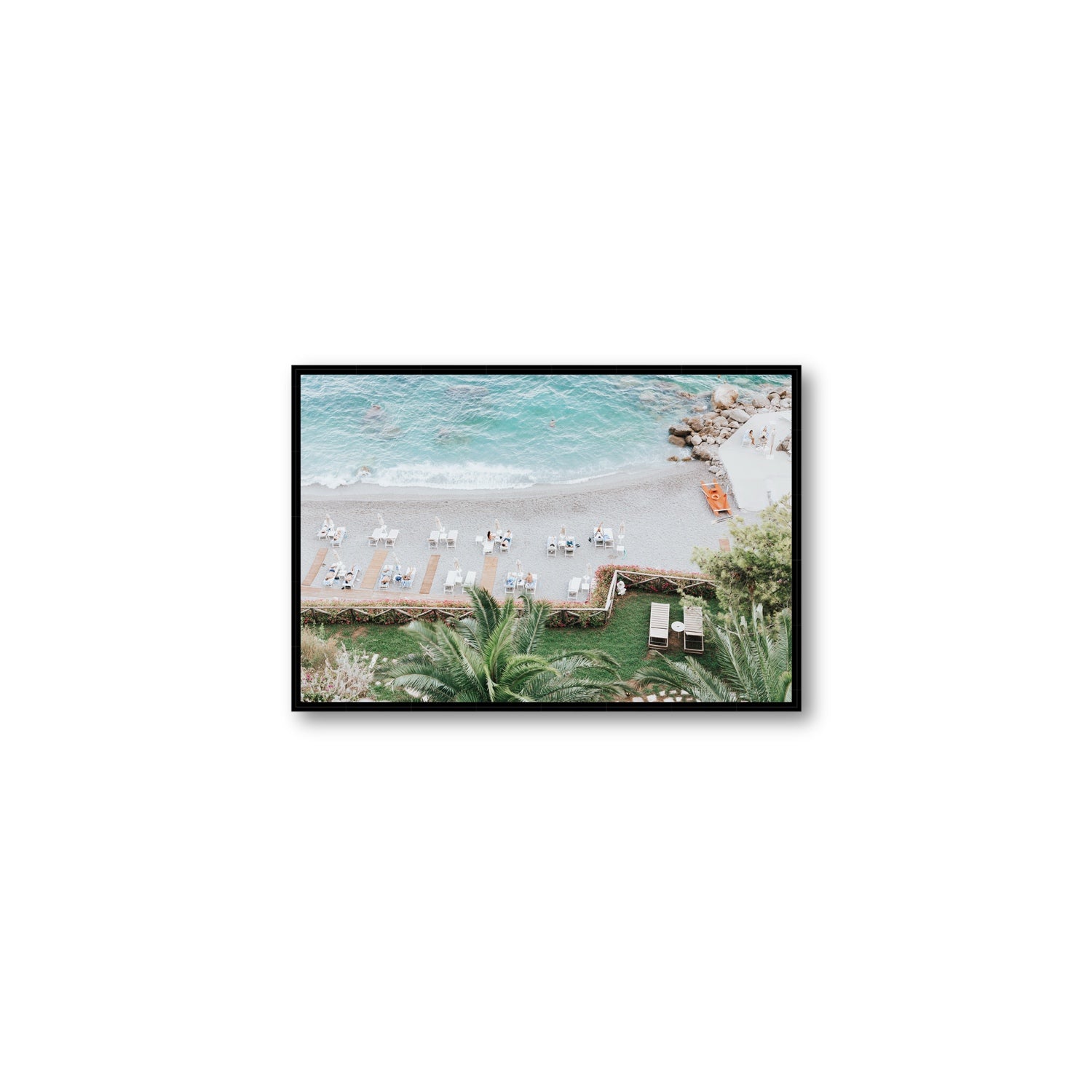 Elysian fine art print, Amalfi, Italy, Medium, Black Float Frame, Fine Art Canvas