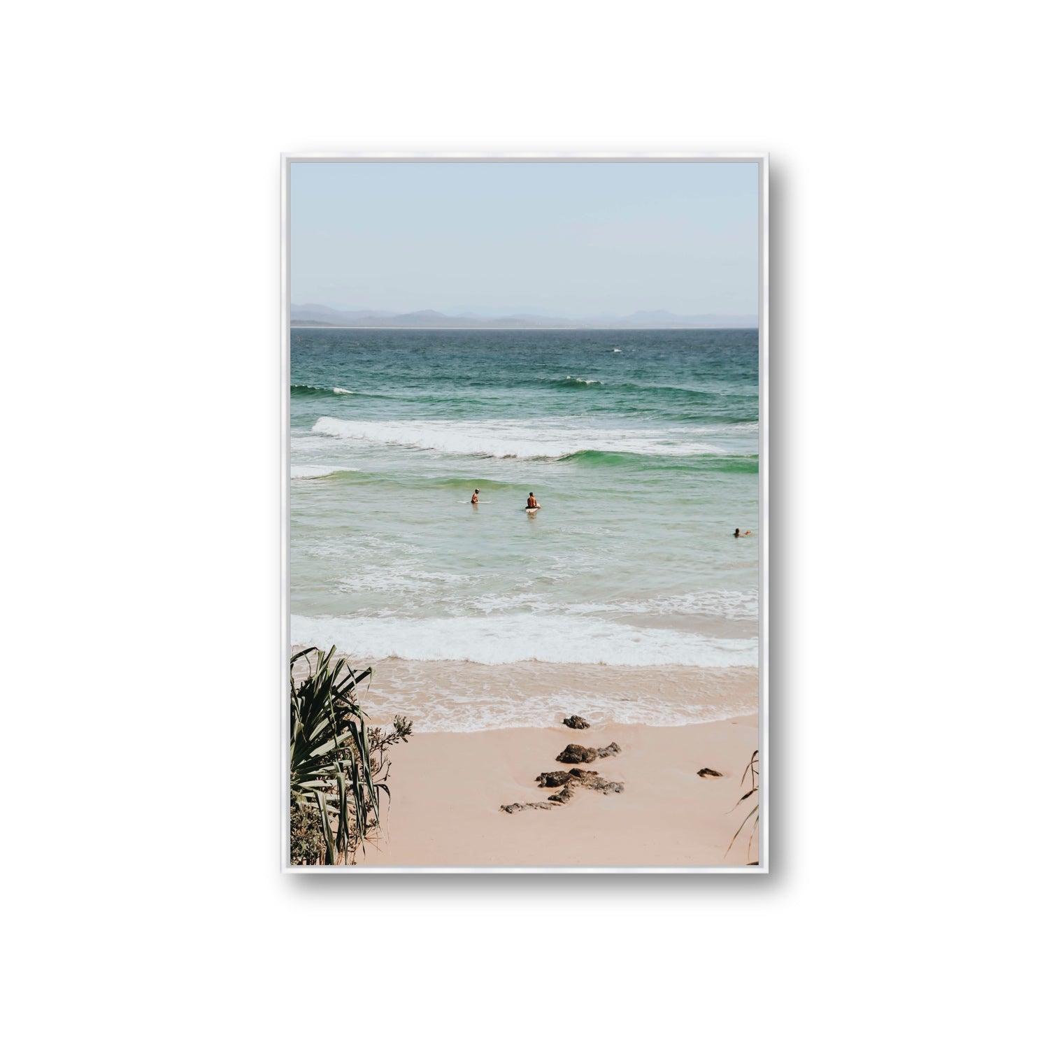 Lets Go Trippin' fine art print, Byron Bay, Australia, Giant, White Float Frame, Fine Art Canvas