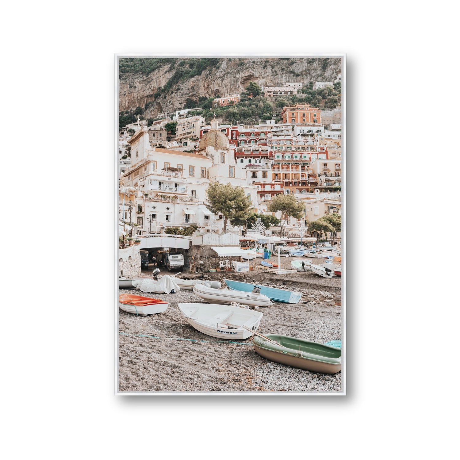 A Memory To Treasure fine art print, Positano, Italy, Gallery, White Float Frame, Fine Art Canvas