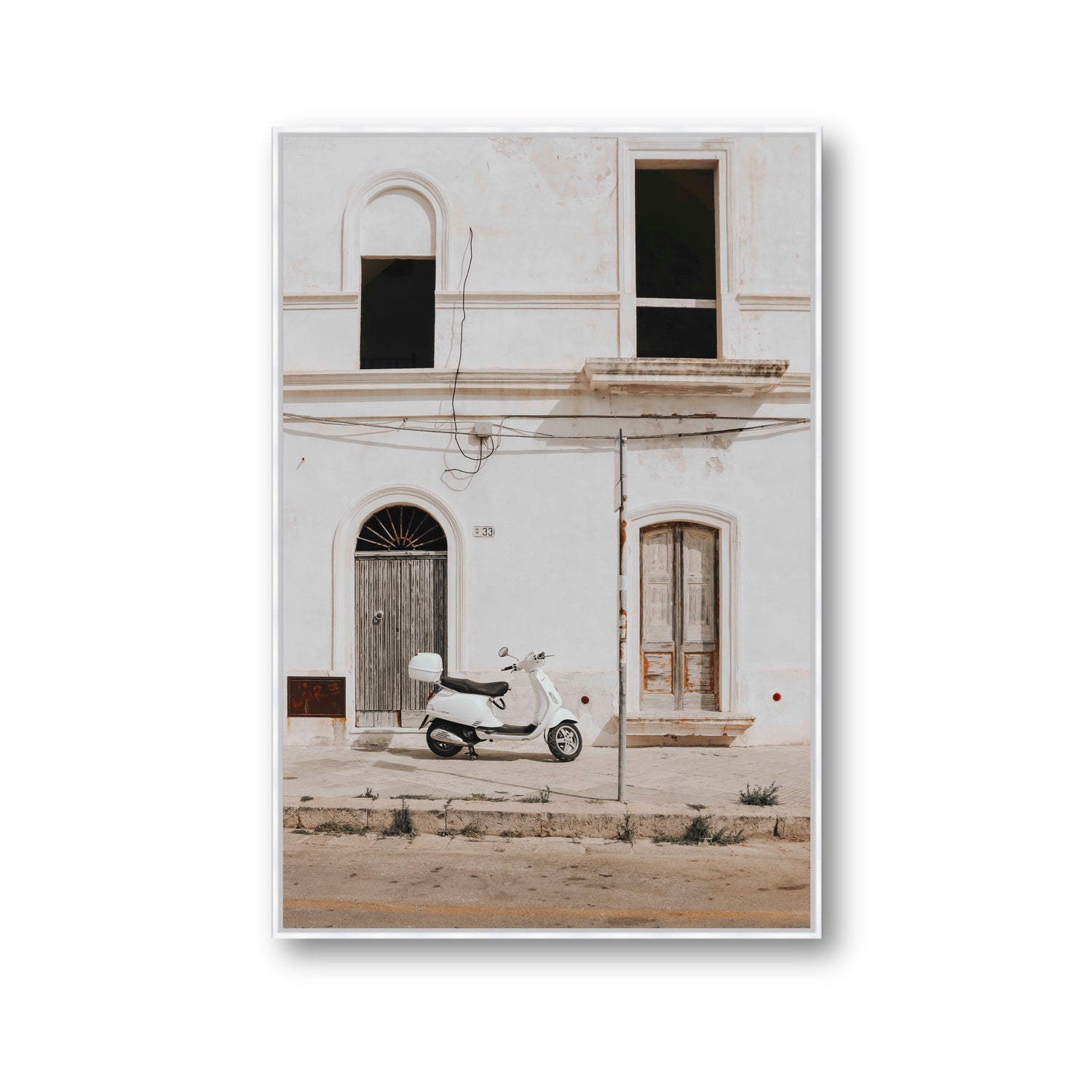 Radiant Ride fine art print, Puglia, Italy, Gallery, White Float Frame, Fine Art Canvas