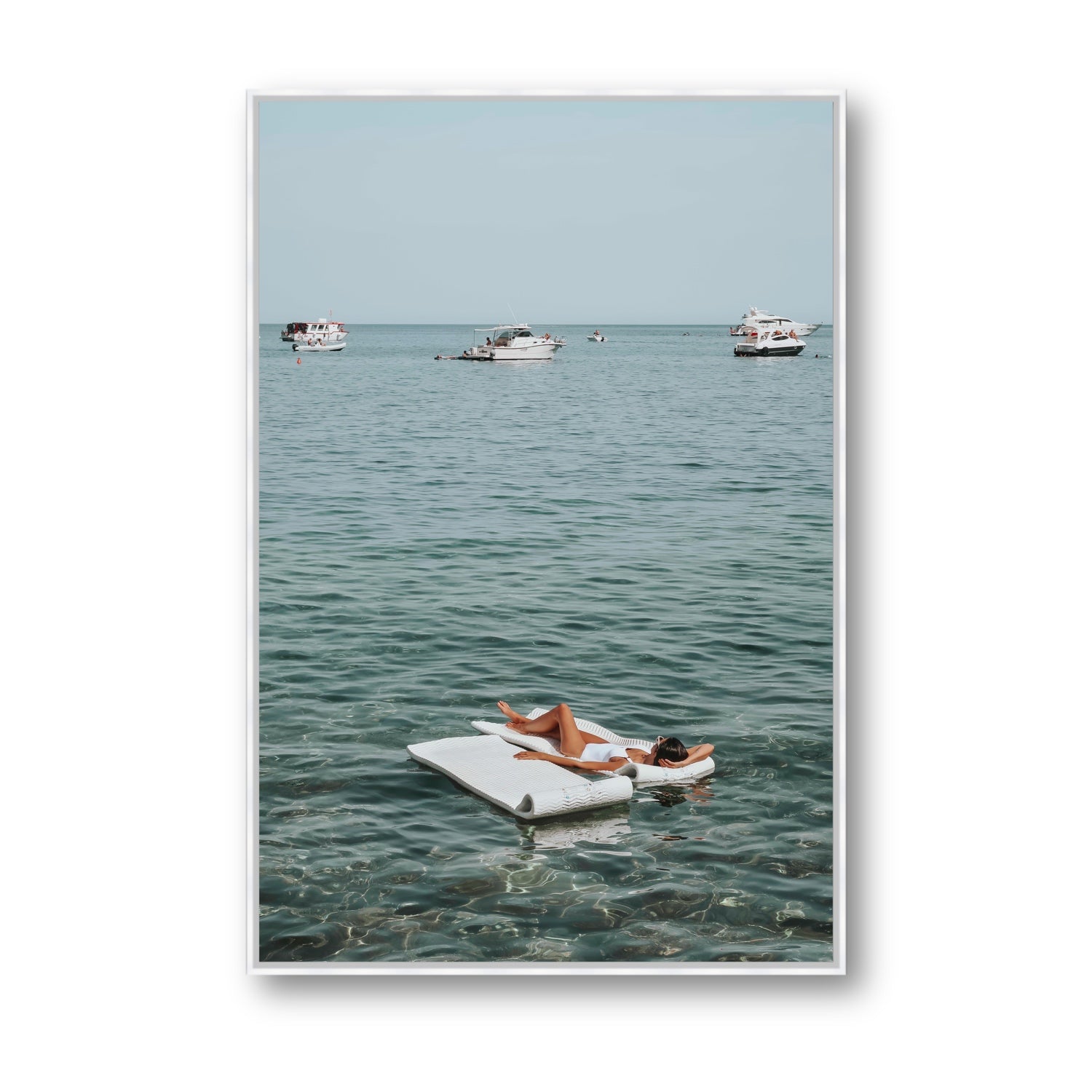 Style Queen fine art print, Tuscany, Italy, Statement, White Float Frame, Fine Art Canvas