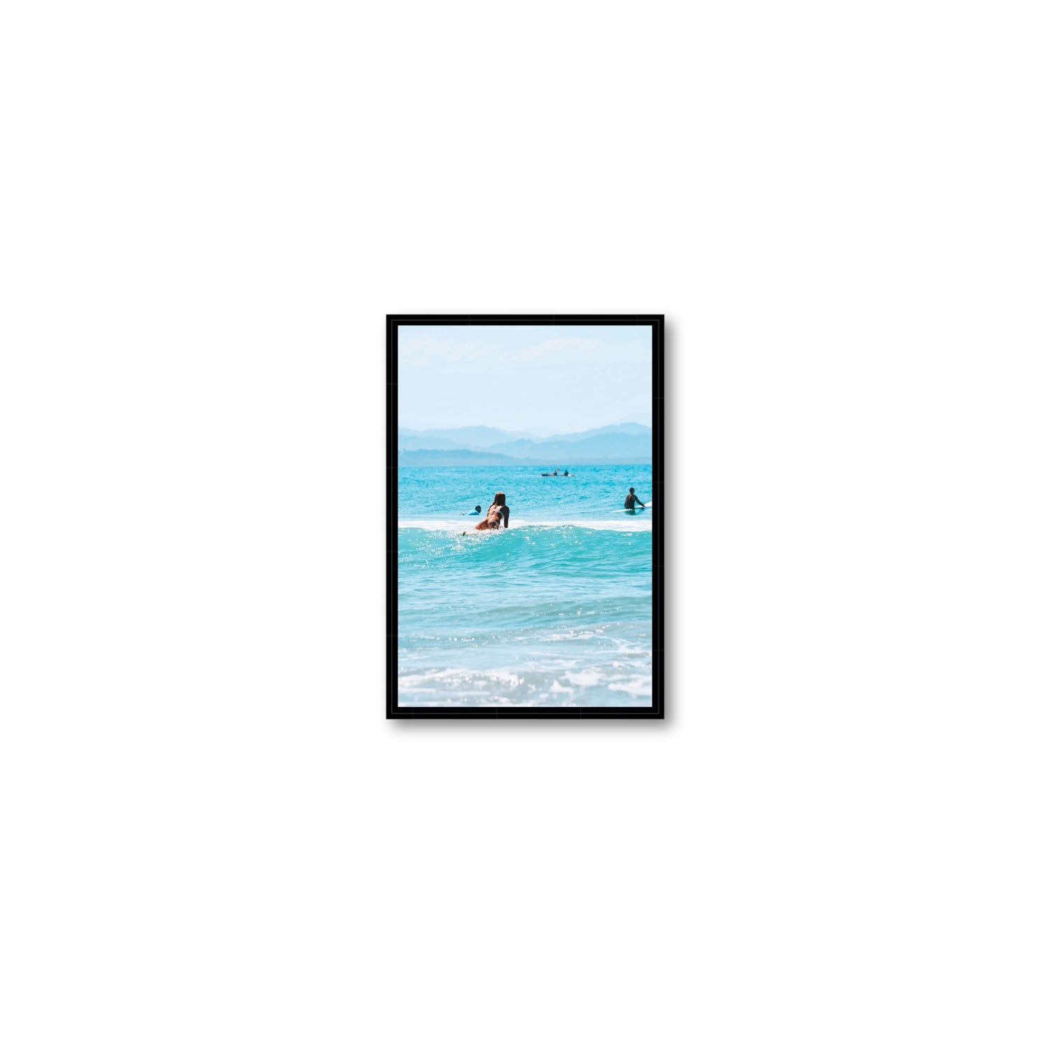 Tatiana fine art print, Byron Bay, Australia, Small, Black Float Frame, Fine Art Canvas