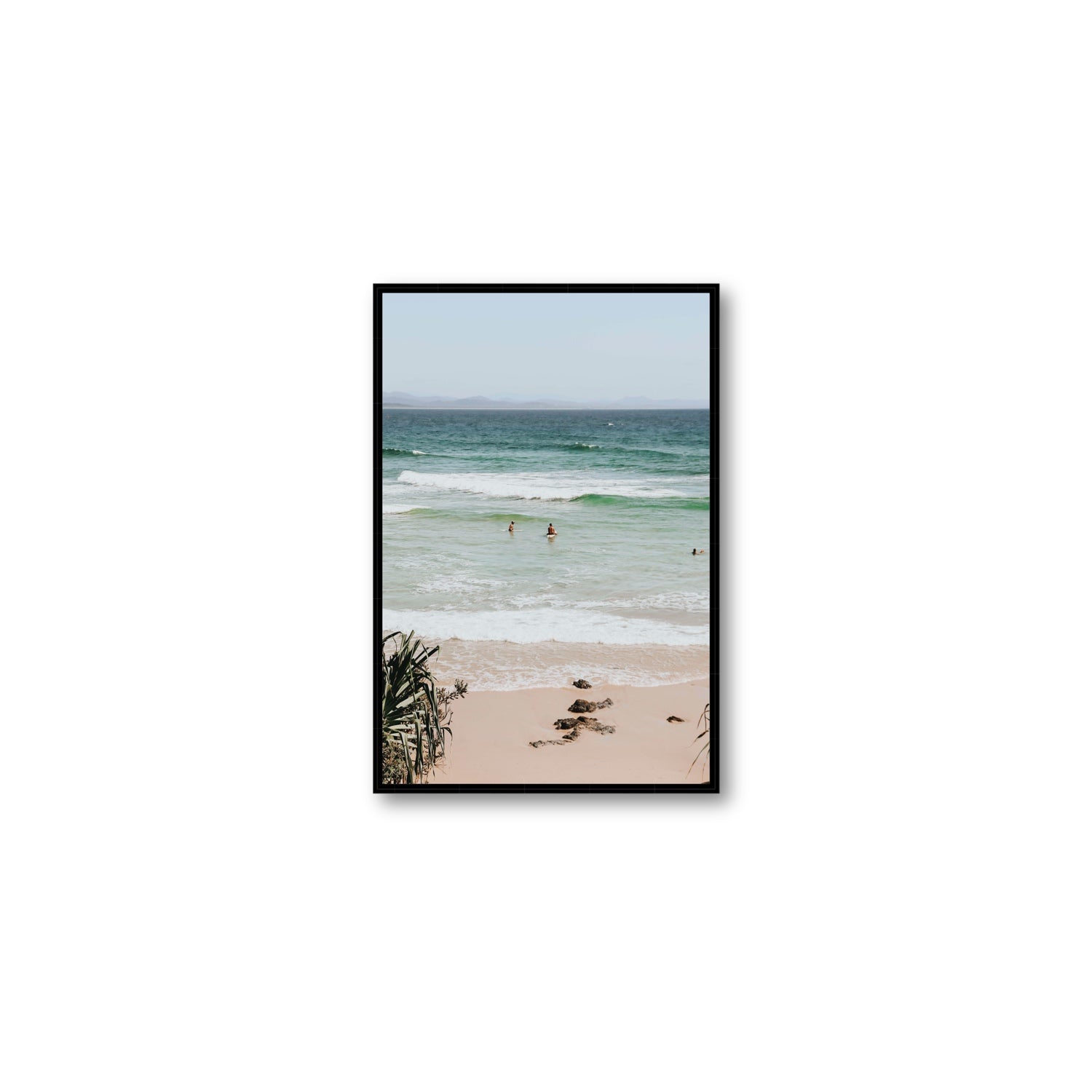 Lets Go Trippin' fine art print, Byron Bay, Australia, Medium, Black Float Frame, Fine Art Canvas