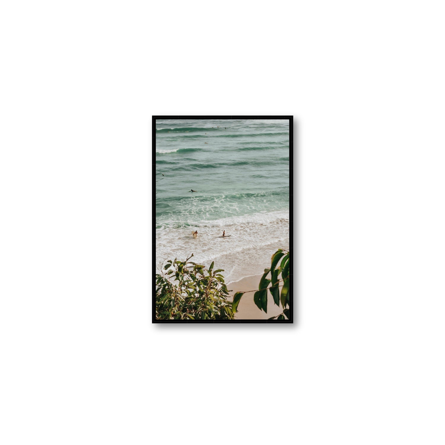 Private Paradise fine art print, Byron Bay, Australia, Medium, Black Float Frame, Fine Art Canvas