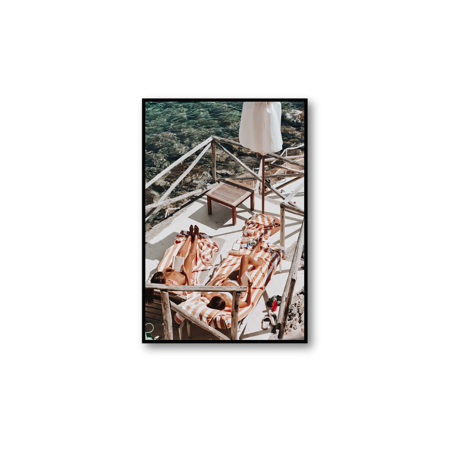 Sun Kissed fine art print, Tuscany, Italy, Large, Black Float Frame, Fine Art Canvas