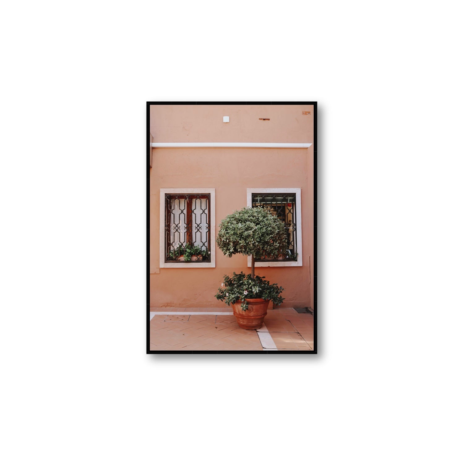 Semplicemente Bello Venice Italian wall art Large fine art canvas in black float frame