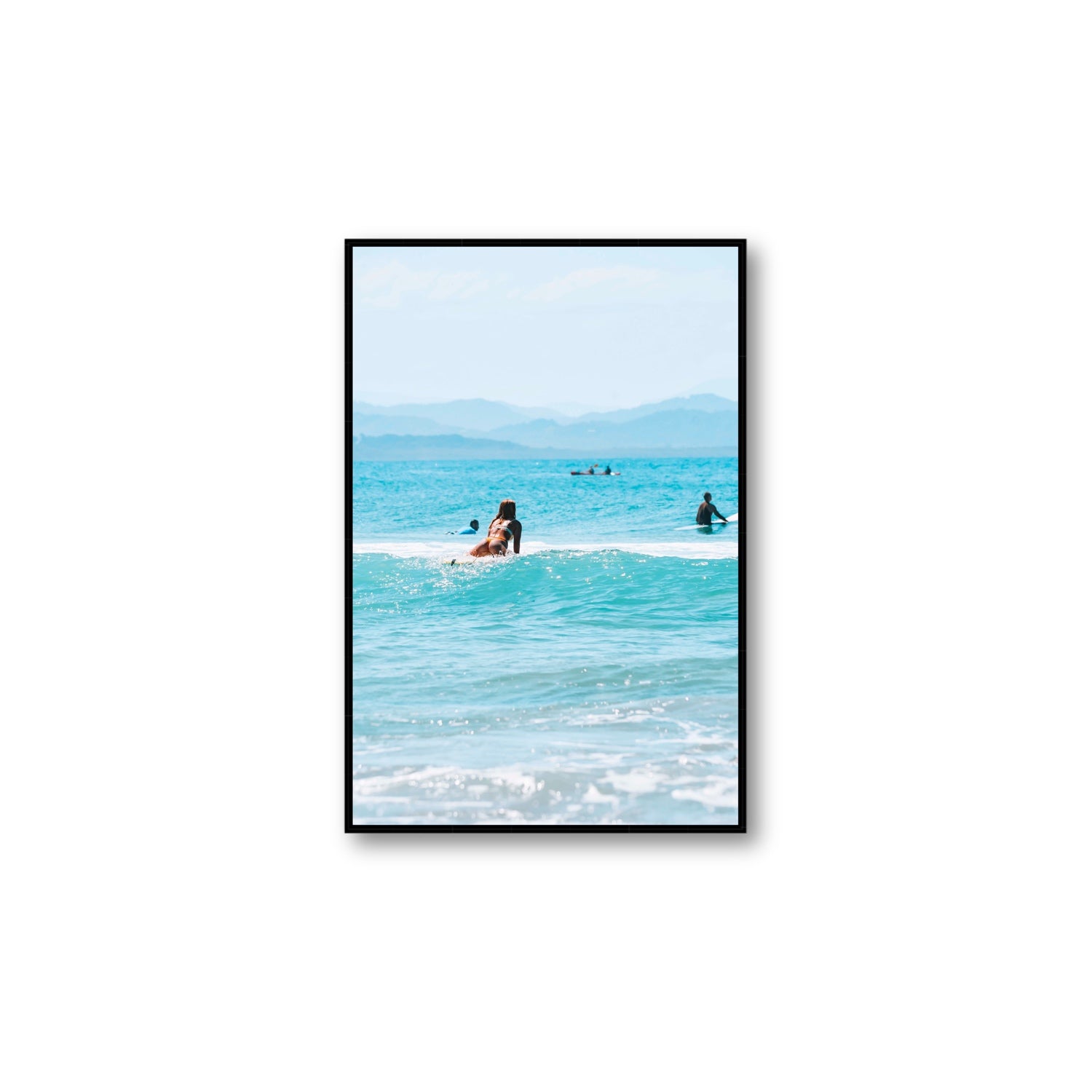 Tatiana fine art print, Byron Bay, Australia, Large, Black Float Frame, Fine Art Canvas