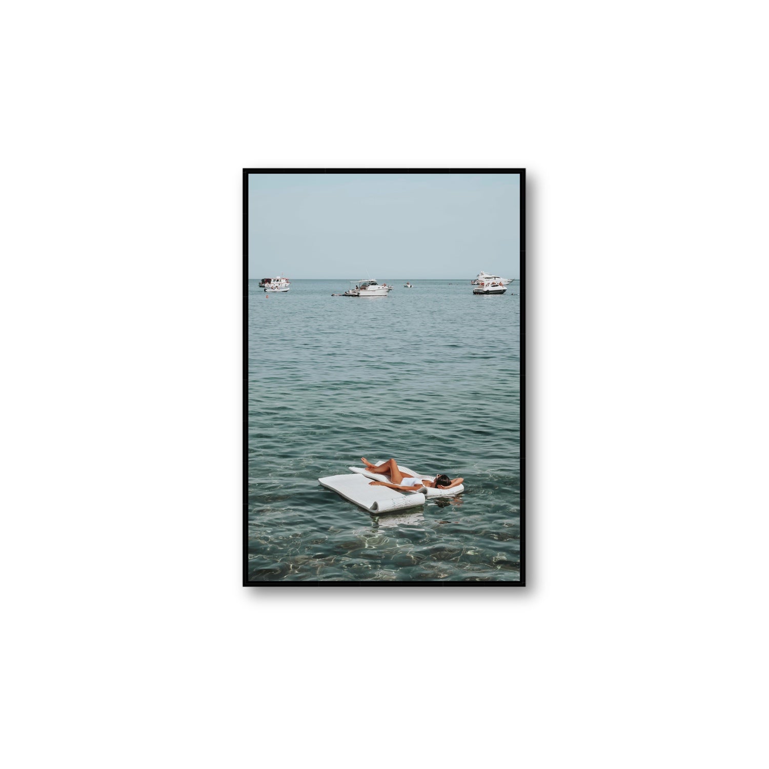 Style Queen fine art print, Tuscany, Italy, Large, Black Float Frame, Fine Art Canvas