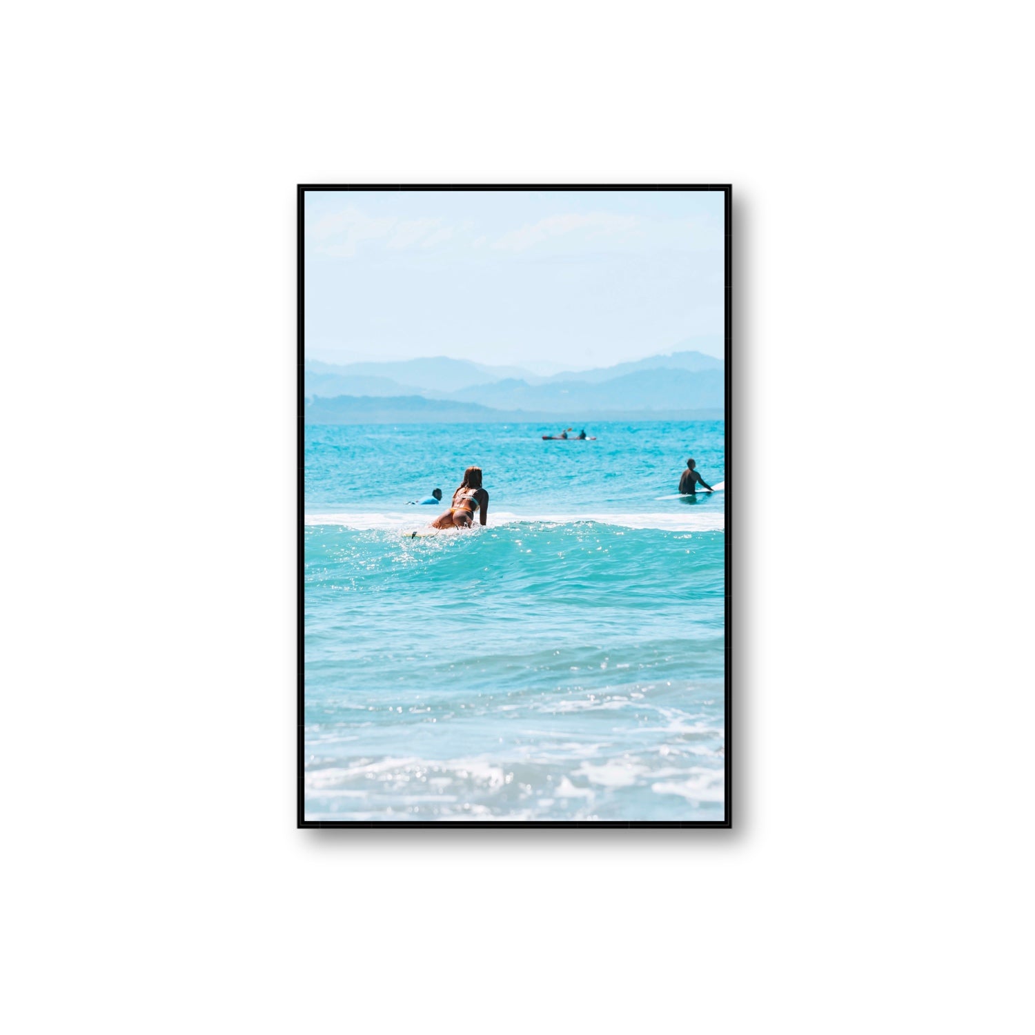Tatiana fine art print, Byron Bay, Australia, Extra Large, Black Float Frame, Fine Art Canvas