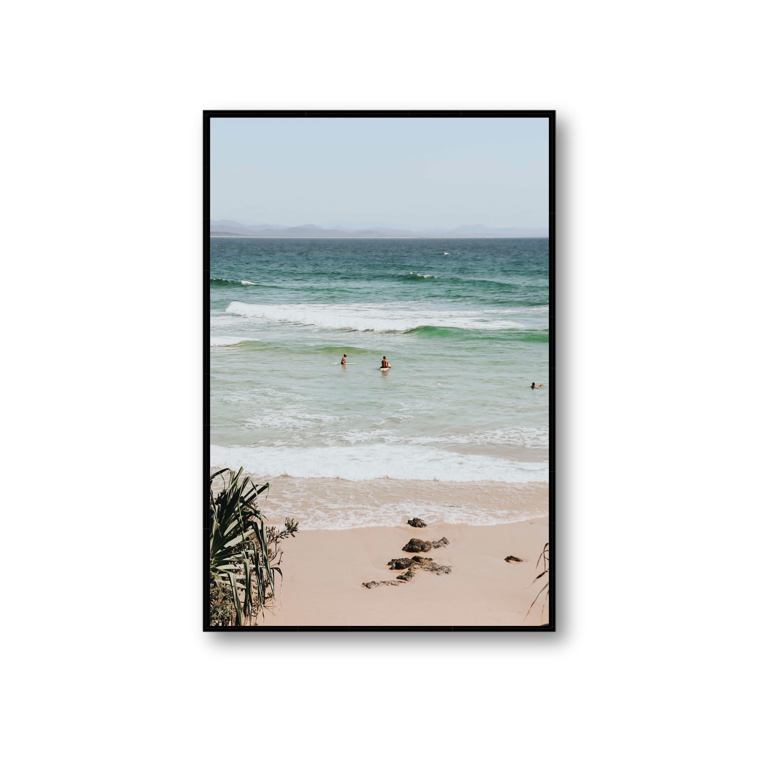 Lets Go Trippin' fine art print, Byron Bay, Australia, Giant, Black Float Frame, Fine Art Canvas