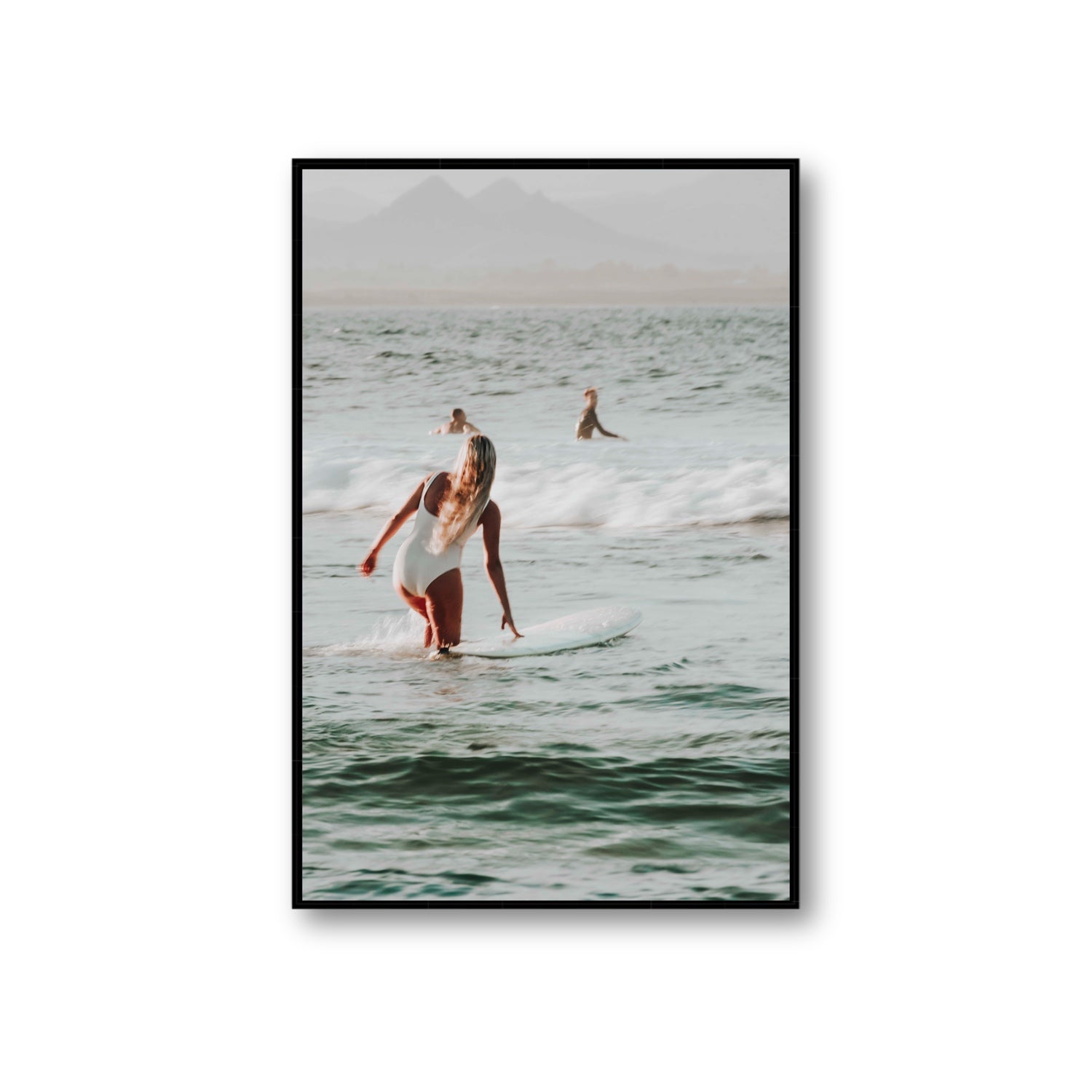 Blondie fine art print, Byron Bay, Australia, Giant, Black Float Frame, Fine Art Canvas