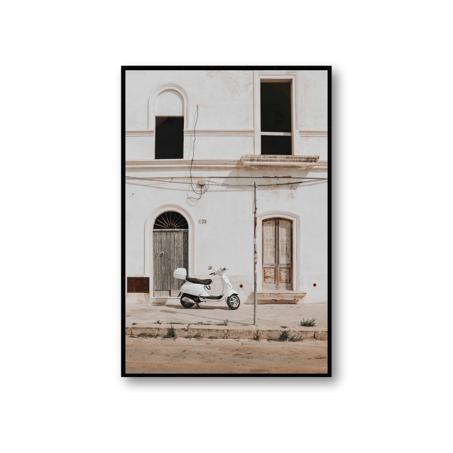 Radiant Ride fine art print, Puglia, Italy, Giant, Black Float Frame, Fine Art Canvas