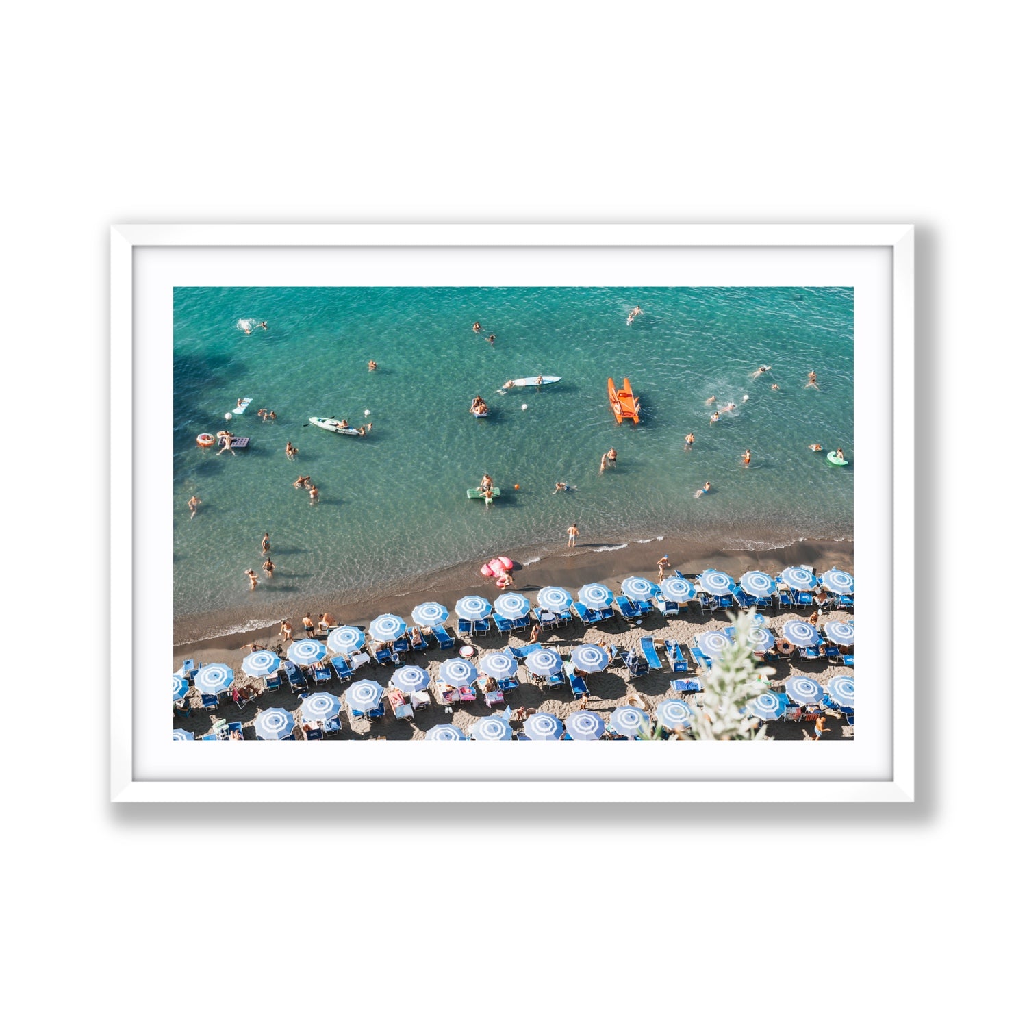 The Sea of Tranquility fine art print, Sorrento, Italy, Giant, White Frame · Matboard, Fine Art Print