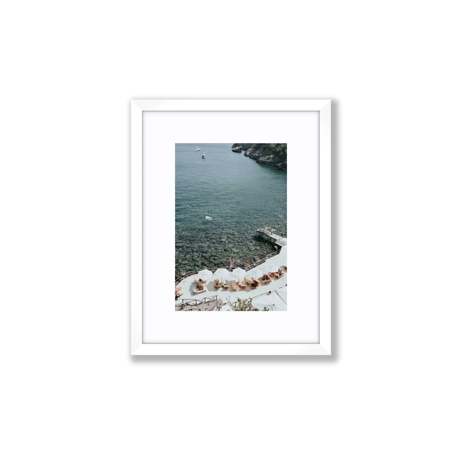 Until The Sun Goes Down Tuscany Italian decor wall art Small fine art print in white frame with matboard