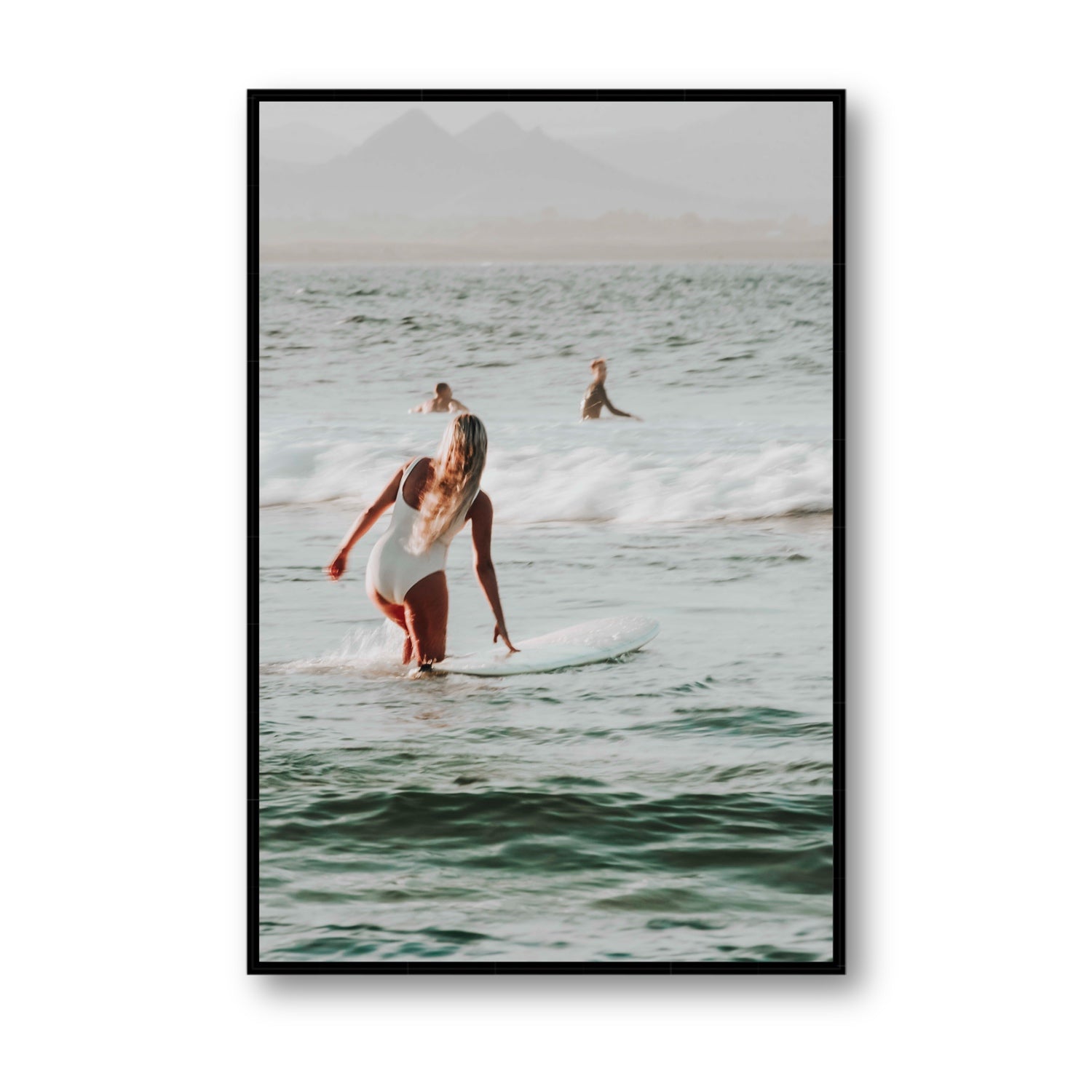 Blondie fine art print, Byron Bay, Australia, Statement, Black Float Frame, Fine Art Canvas