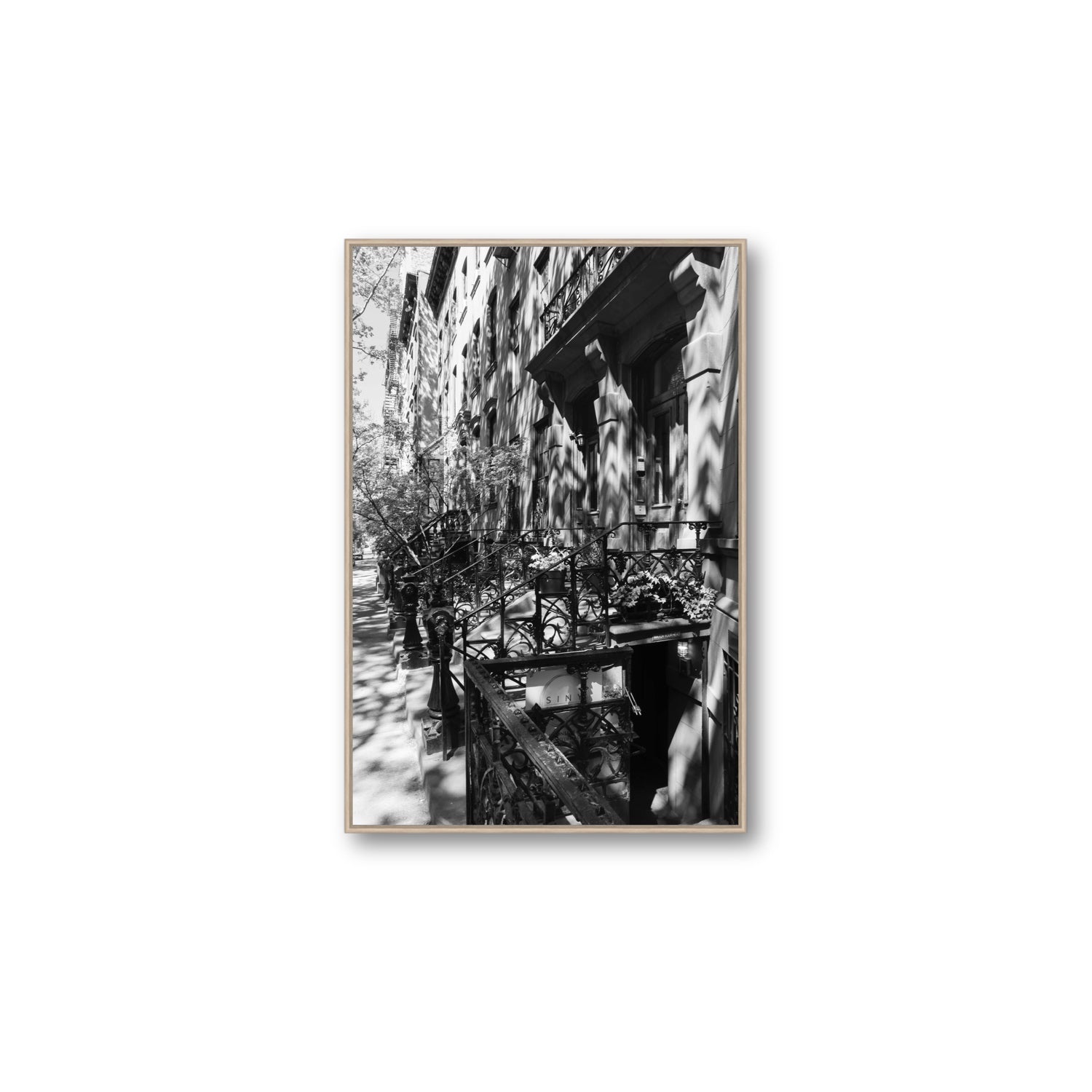 Shadow Dance fine art print, New York, United States, Large, Natural Oak Float Frame, Fine Art Canvas