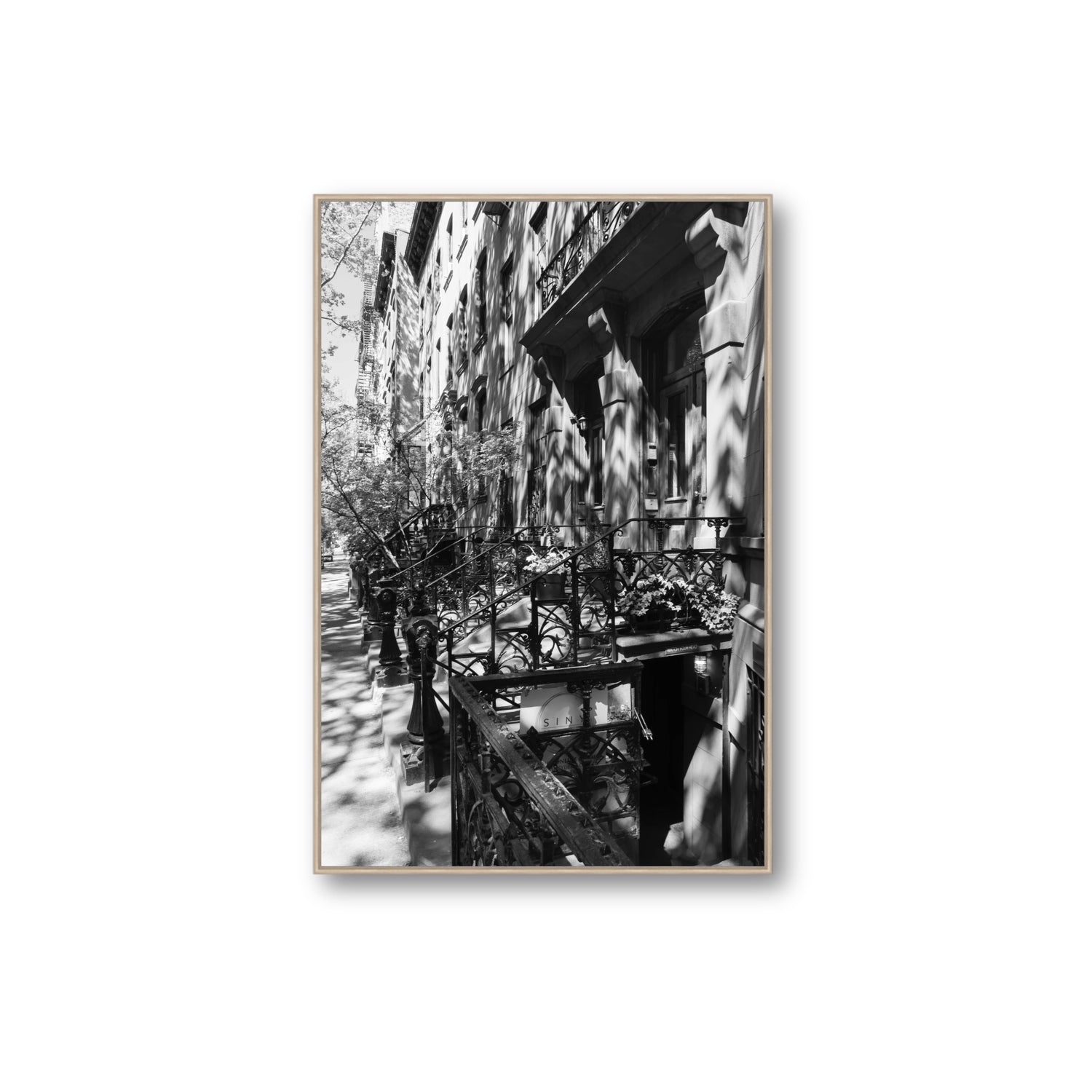 Shadow Dance fine art print, New York, United States, Extra Large, Natural Oak Float Frame, Fine Art Canvas