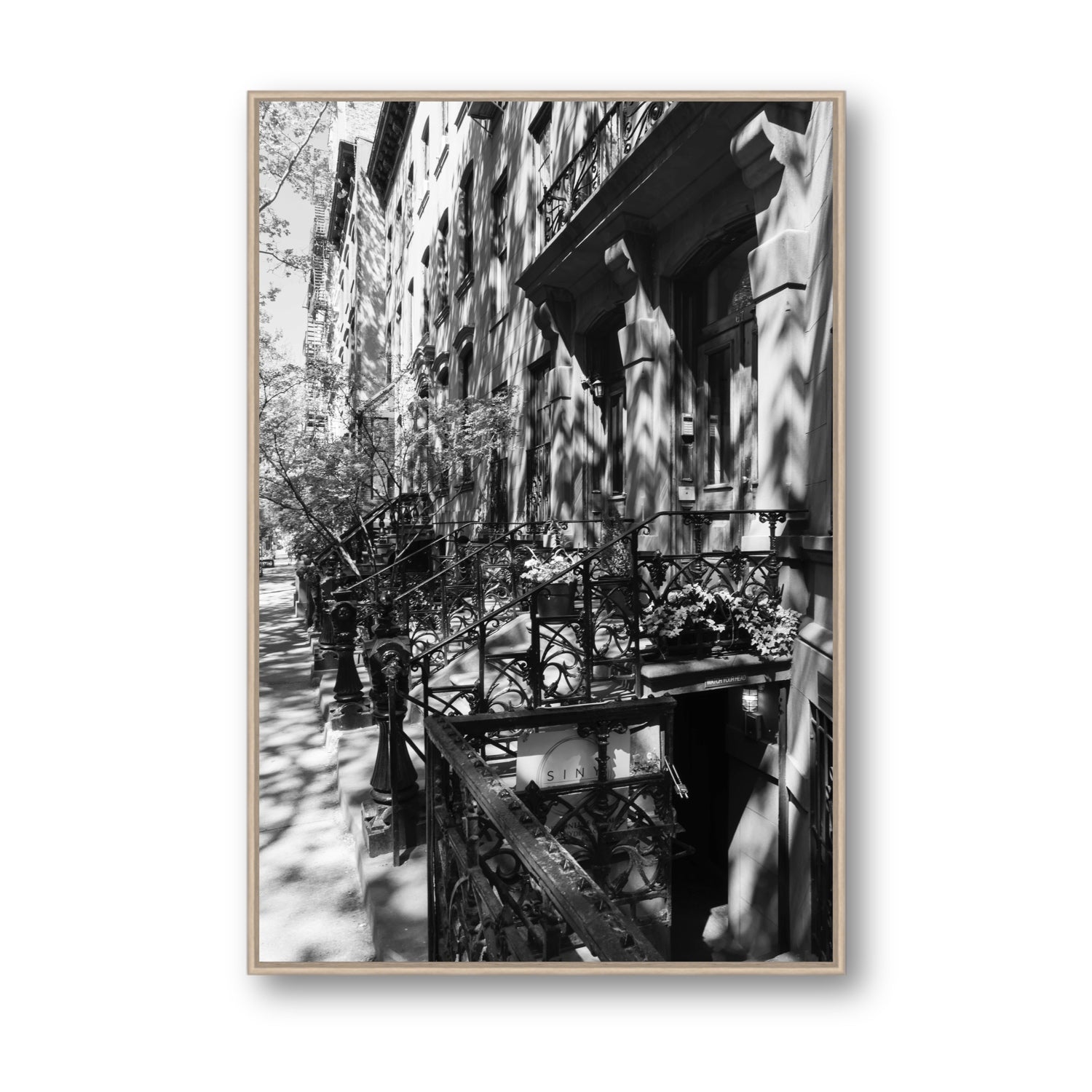 Shadow Dance fine art print, New York, United States, Statement, Natural Oak Float Frame, Fine Art Canvas