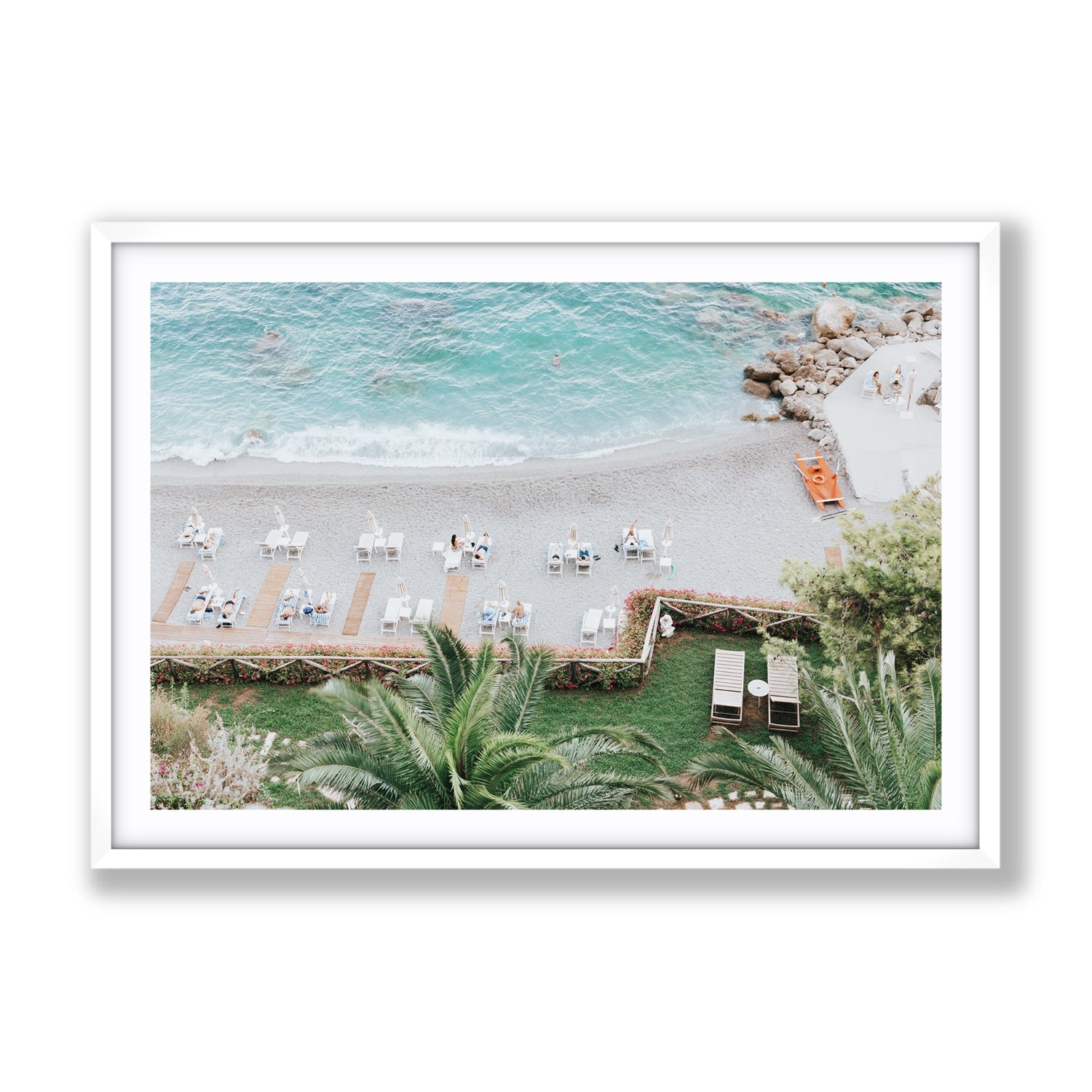 Elysian fine art print, Amalfi, Italy, Gallery, White Frame · Matboard, Fine Art Print