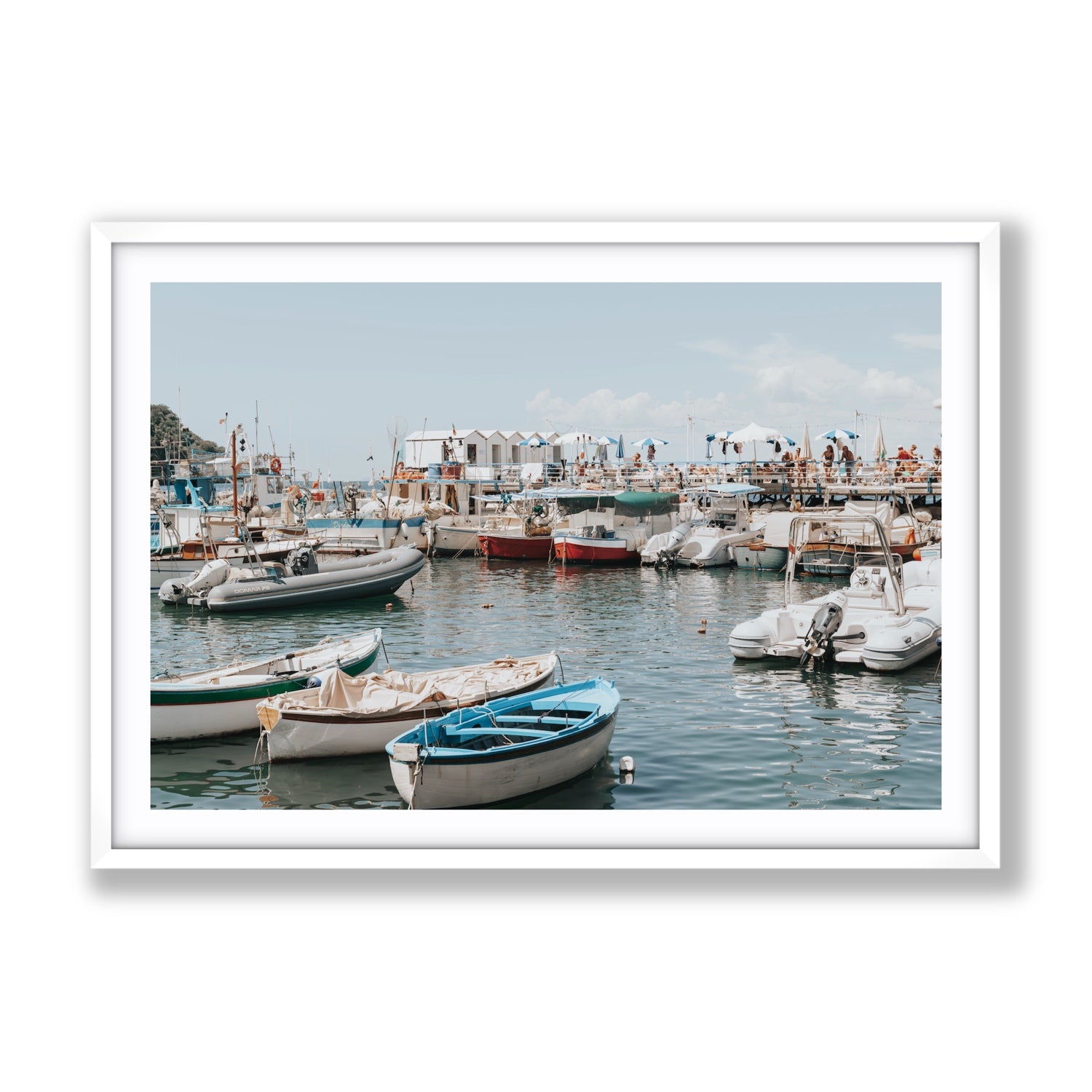 Antico Porto fine art print, Sorrento, Italy, Gallery, White Frame · Matboard, Fine Art Print