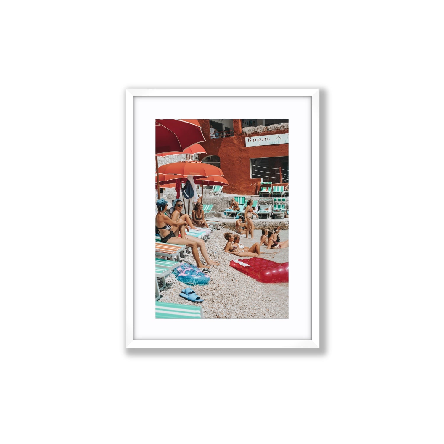 La Dolce Vita fine art print, Capri, Italy, Medium, White Frame · Matboard, Fine Art Print