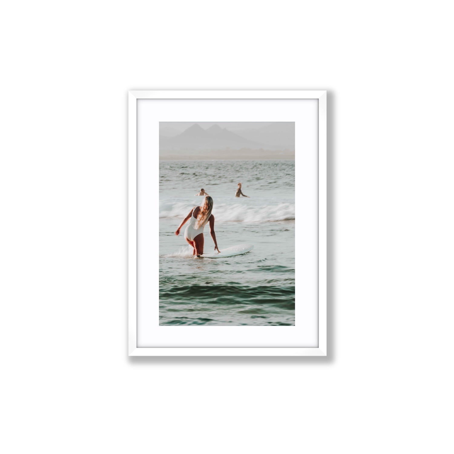 Blondie fine art print, Byron Bay, Australia, Medium, White Frame · Matboard, Fine Art Print