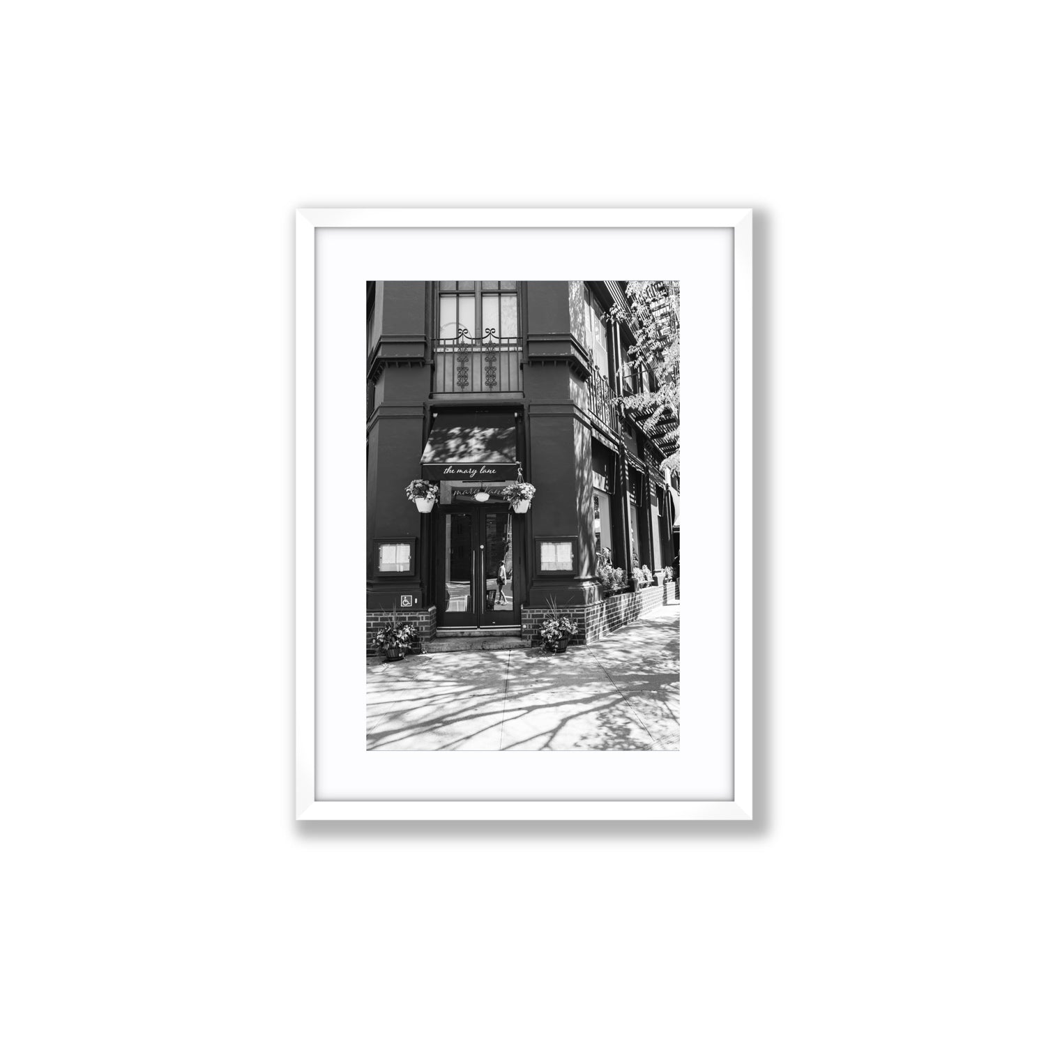 Mary's Corner fine art print, New York, United States, Medium, White Frame · Matboard, Fine Art Print
