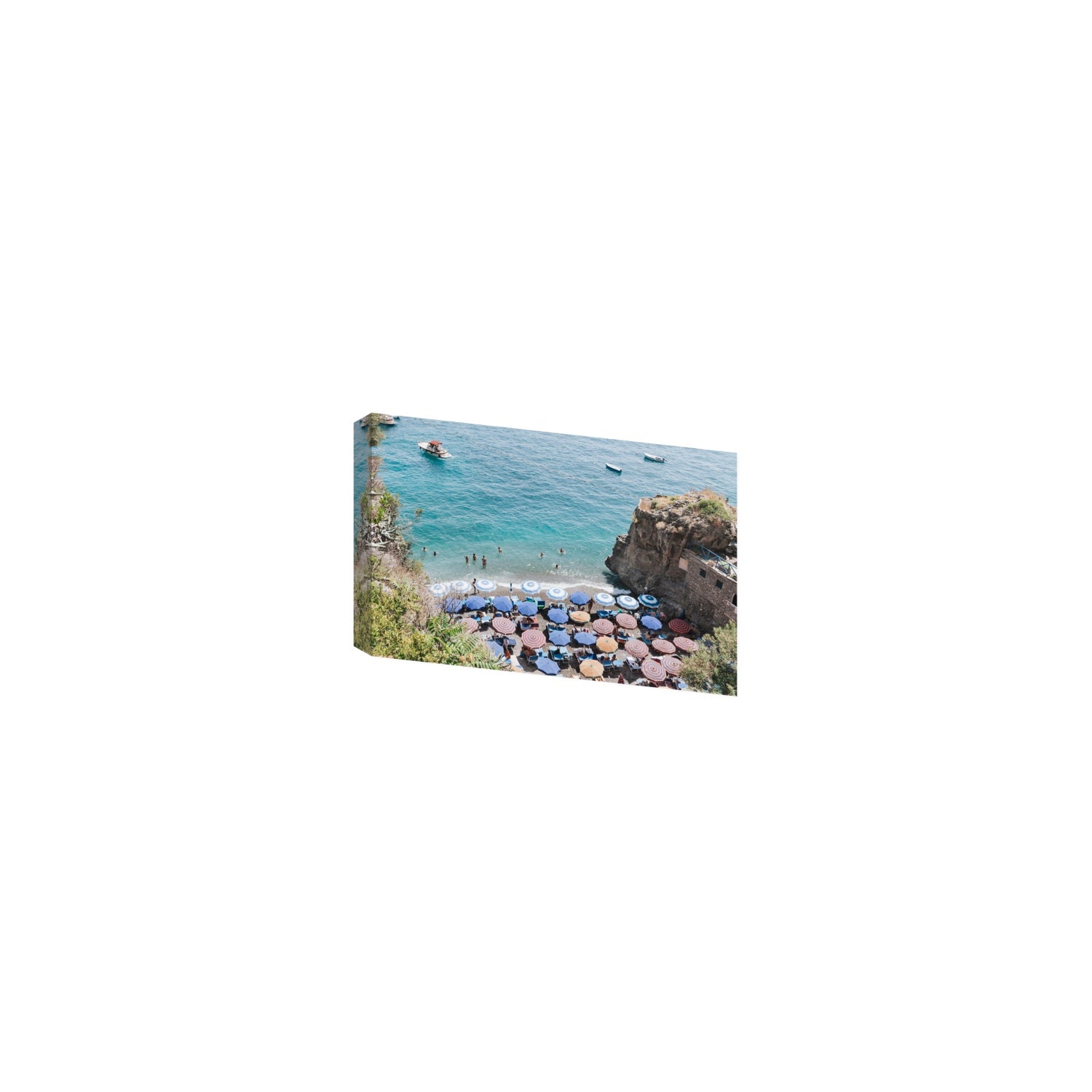 The Cove fine art print, Positano, Italy, Small, Stretched Canvas