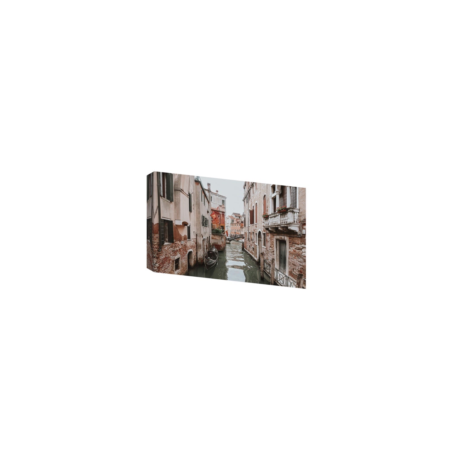 Venetian Gothic Venice Canal Italian wall art Small stretched canvas print