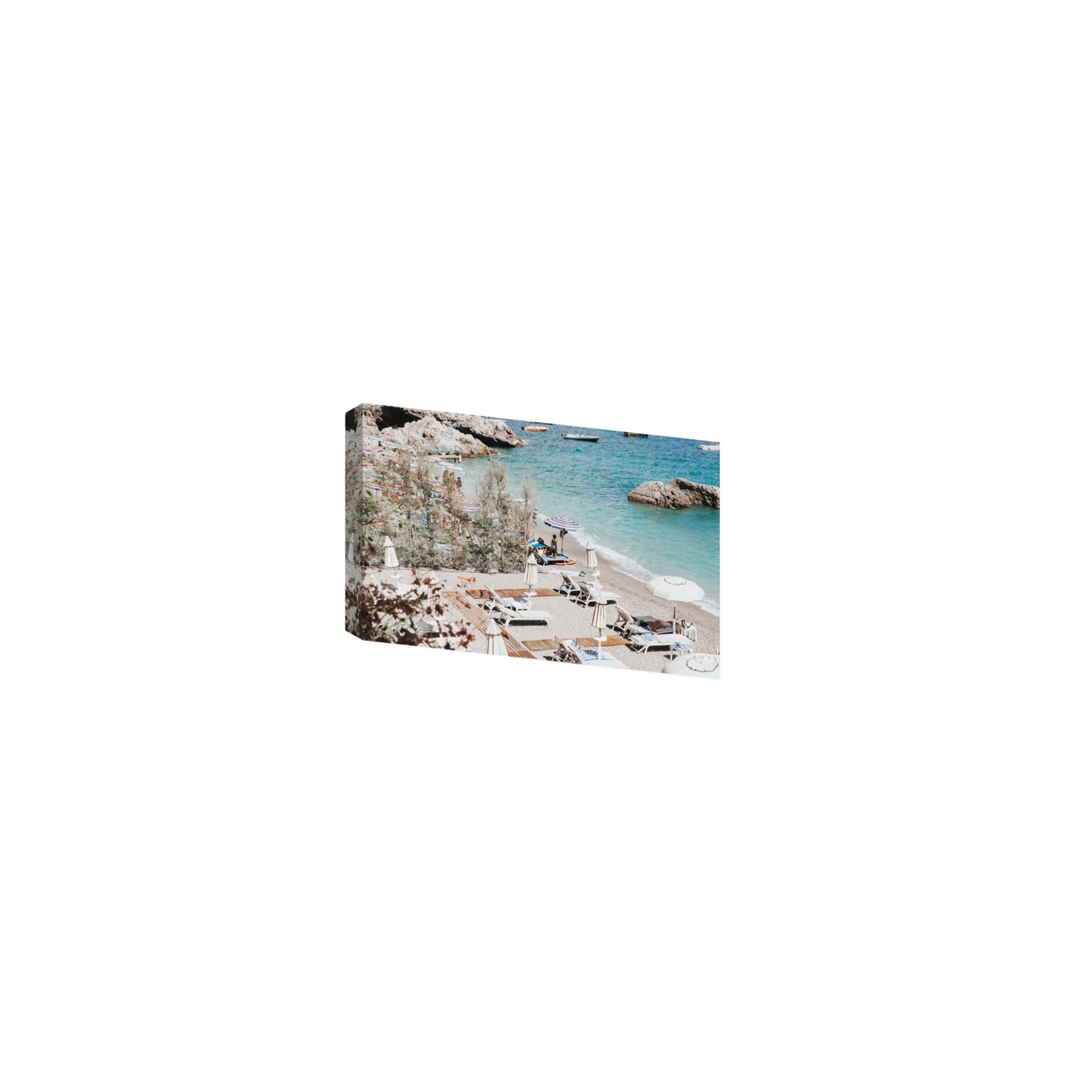 Life Could Be A Dream Amalfi wall art Small stretched canvas print