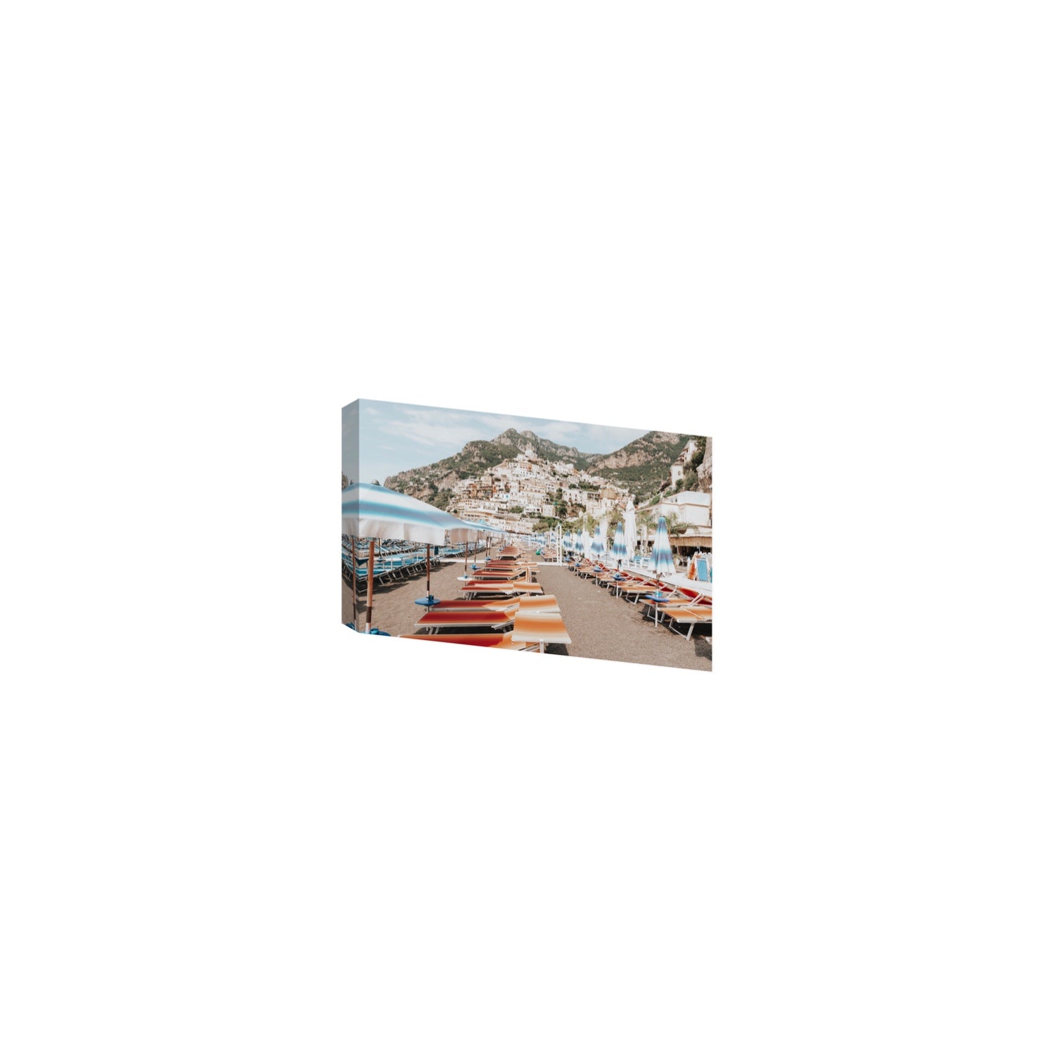 Spiaggia Grande fine art print, Positano, Italy, Small, Stretched Canvas